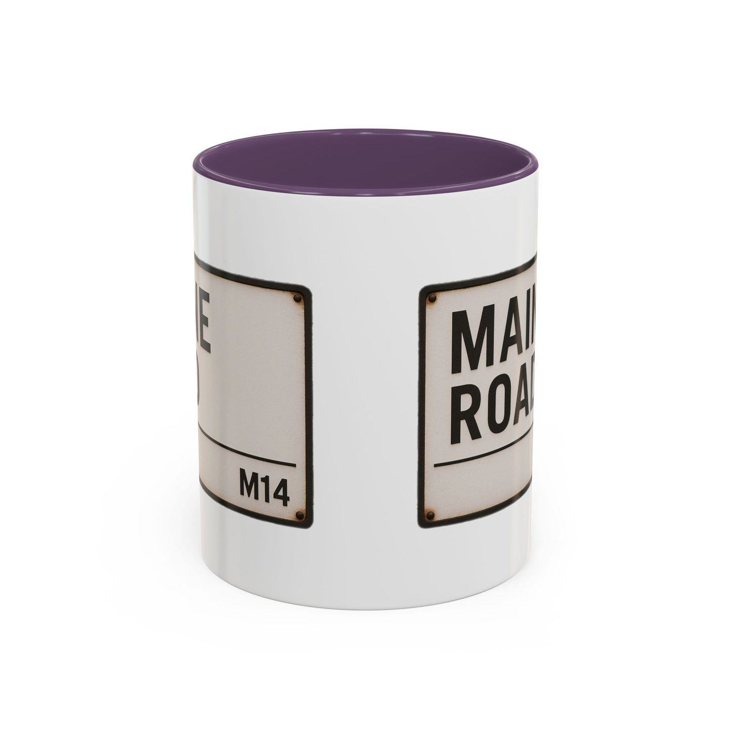 Maine Road Manchester City Road Sign Mug