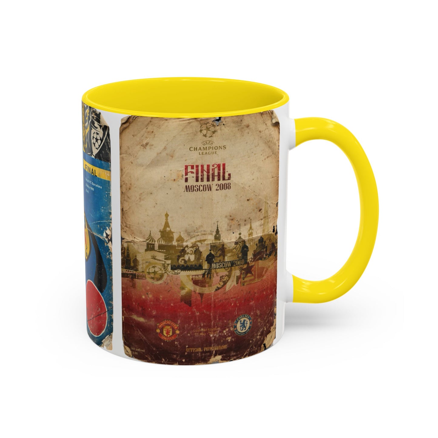 Manchester United European Cup Champions League Poster Coffee Mug (11, 15oz)