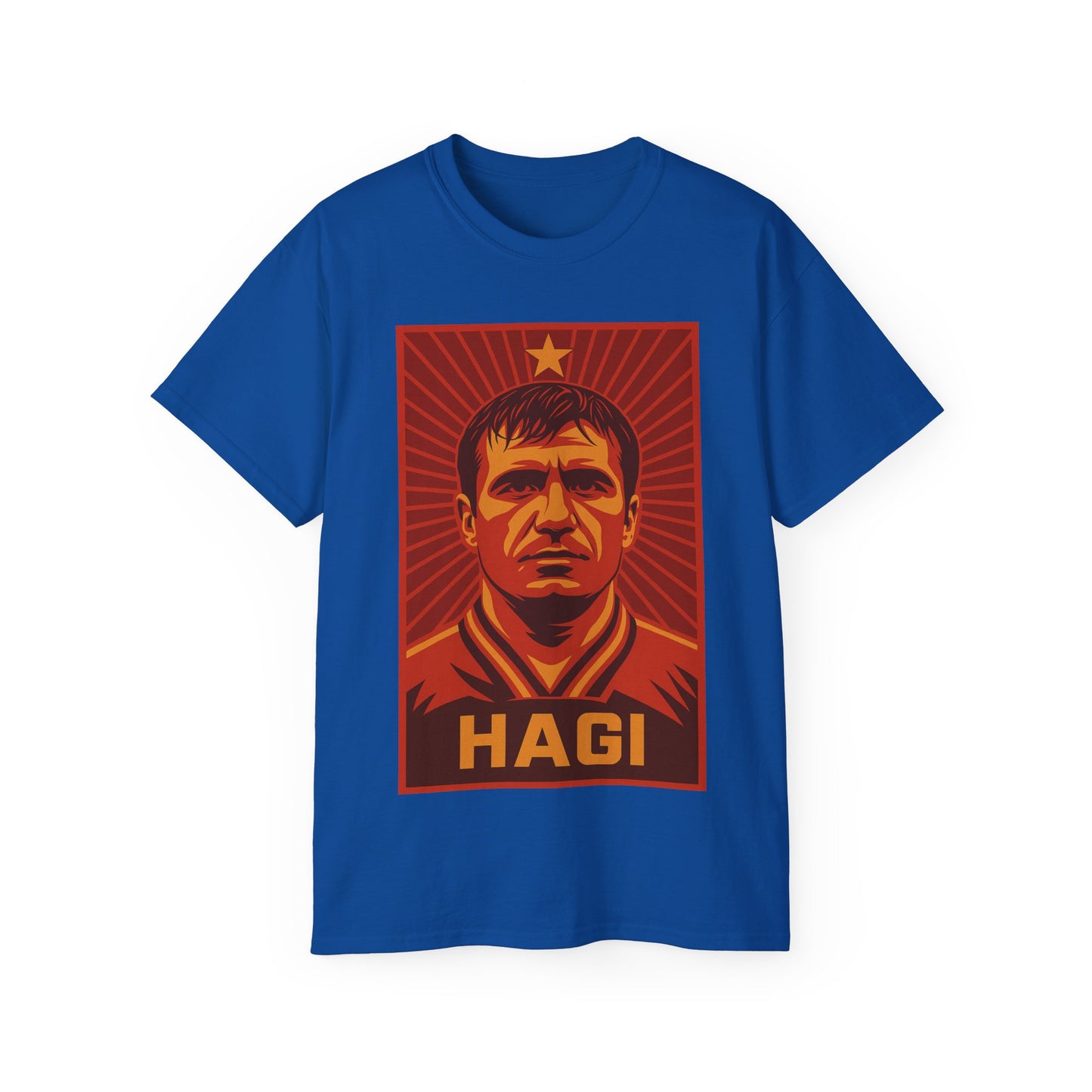 Gheorghe Hagi Propaganda Poster - Romania