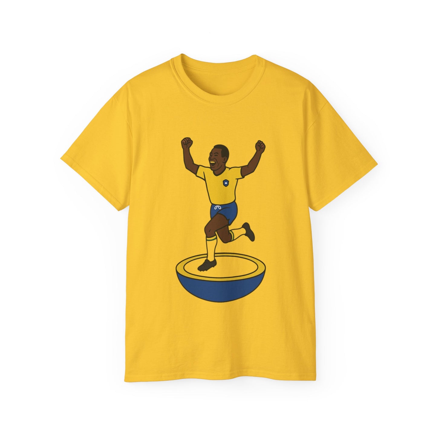 Pele Cartoon Subbuteo T-Shirt - Brazil
