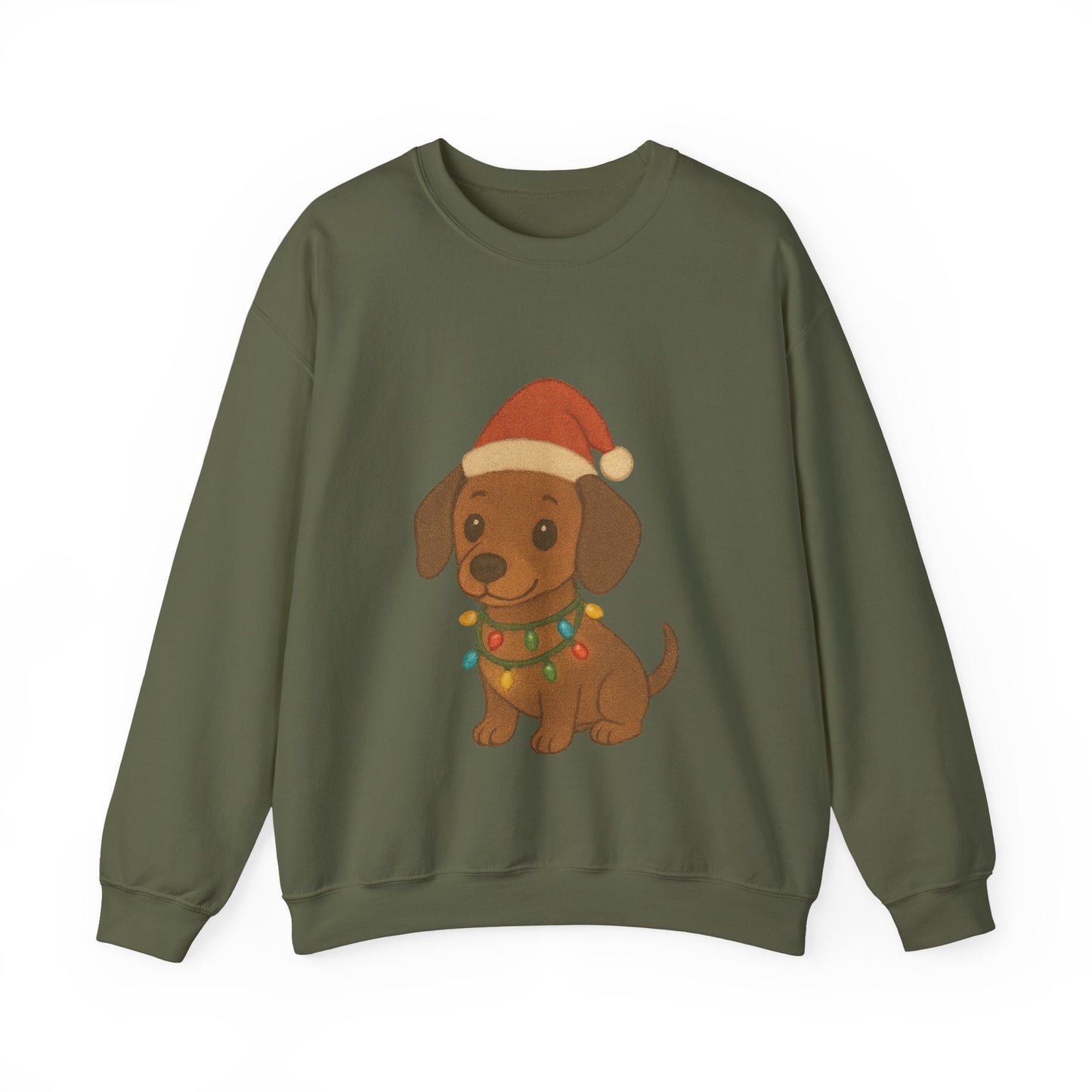 Christmas Dachshund Puppy Christmas Sweatshirt