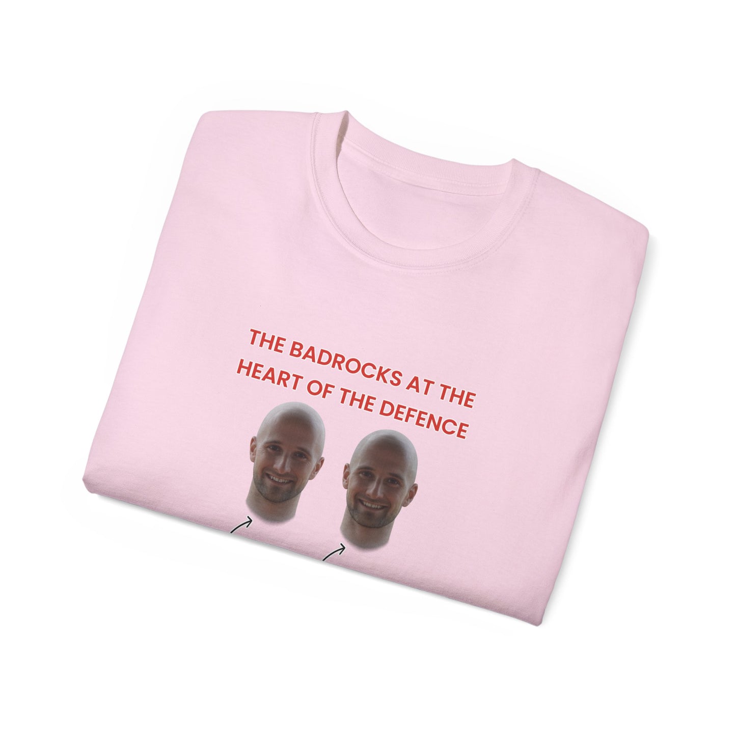 The Badrocks at the heart of the defence - James and David Badrock Prestwich Heys Unisex Ultra Cotton Tee