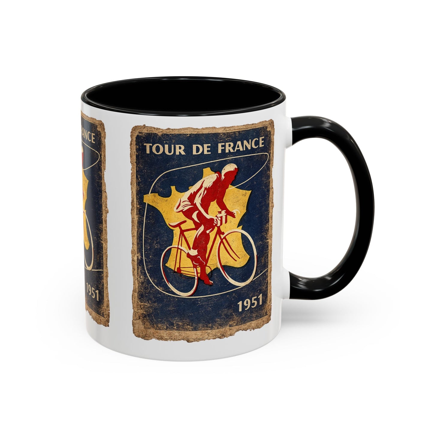 Tour de France 1951 Poster  Coffee Mug (11, 15oz)