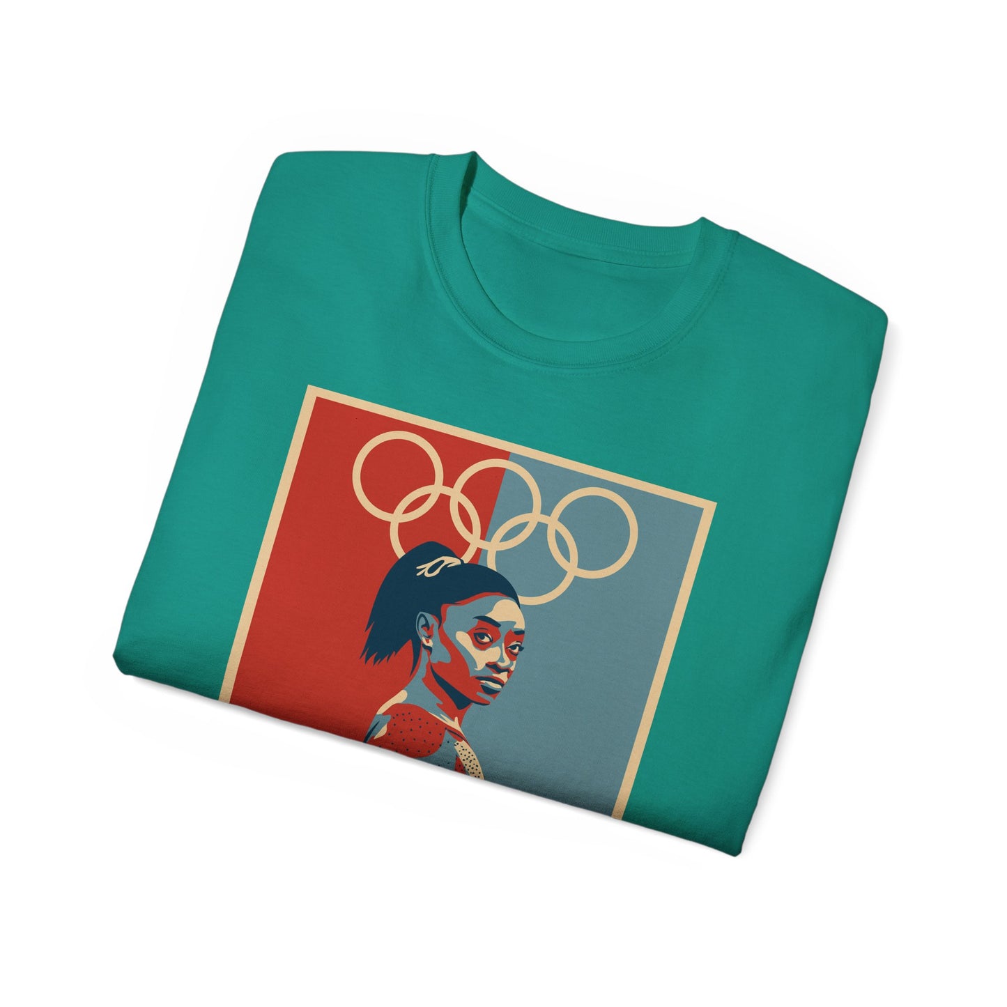 Simone Biles Olympic Rings T-Shirt