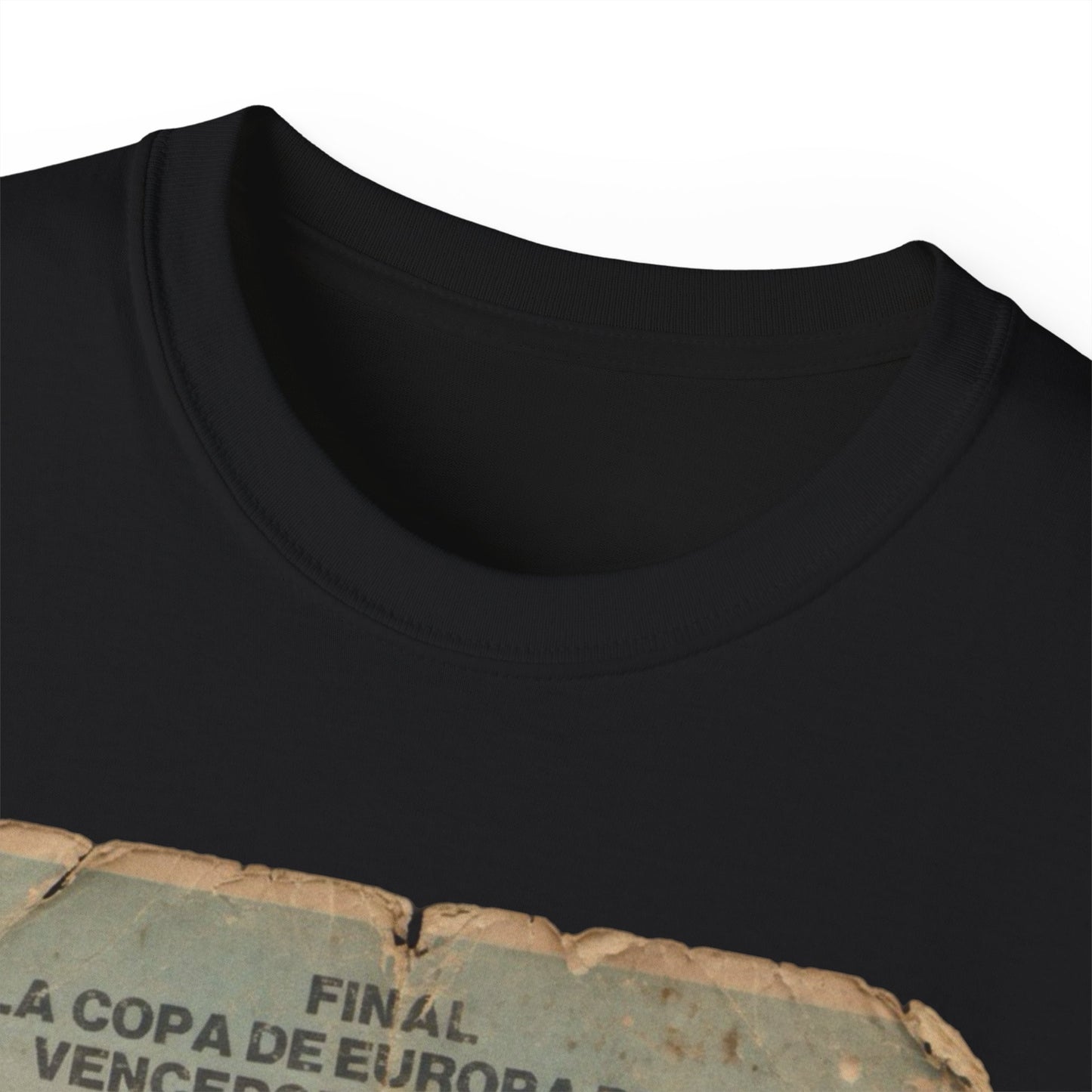 1983 European Cup Winners Cup Final Aberdeen Real Madrid Poster Unisex Ultra Cotton Tee