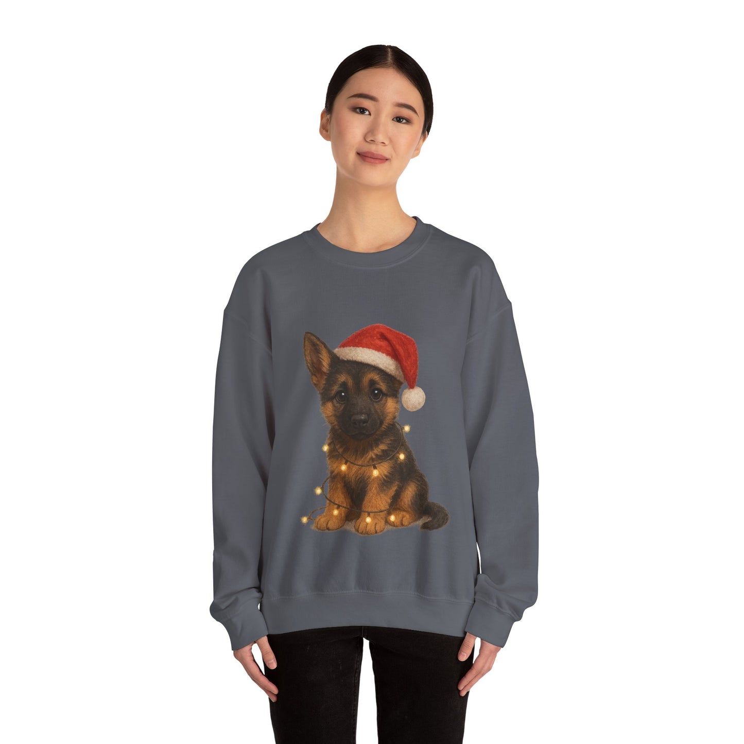 Christmas German Shepherd Puppy Sweatshirt