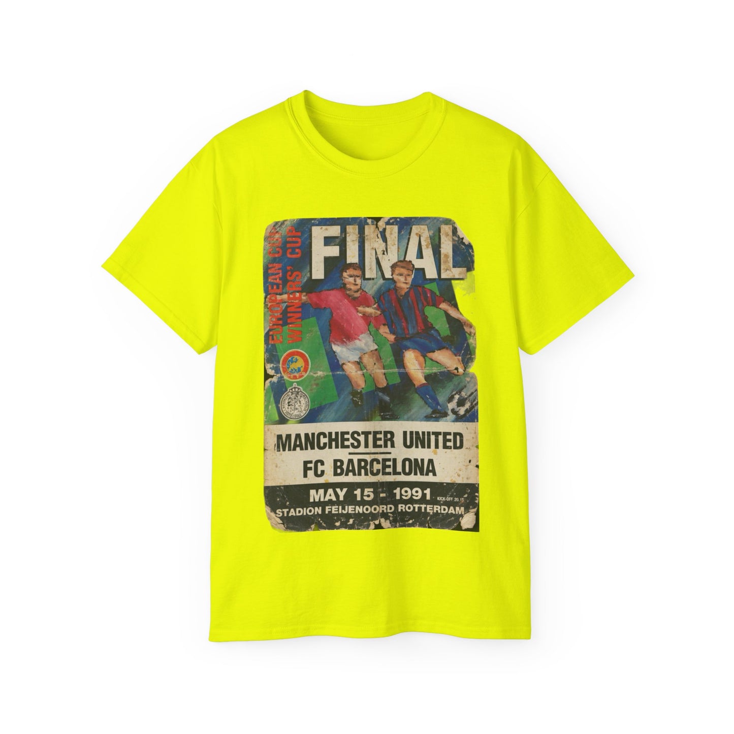 1991 Cup Winners Cup Final Poster Manchester United