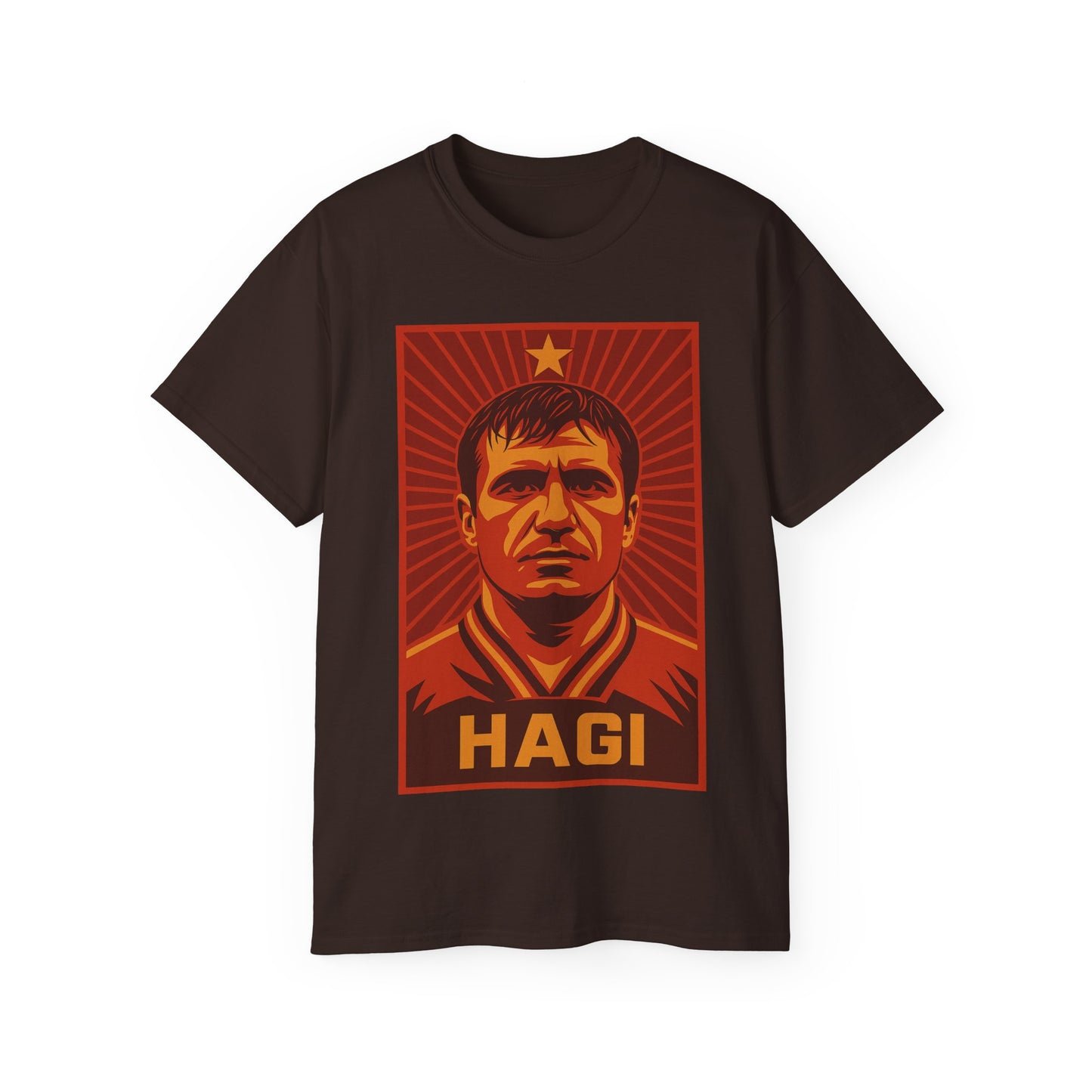 Gheorghe Hagi Propaganda Poster - Romania