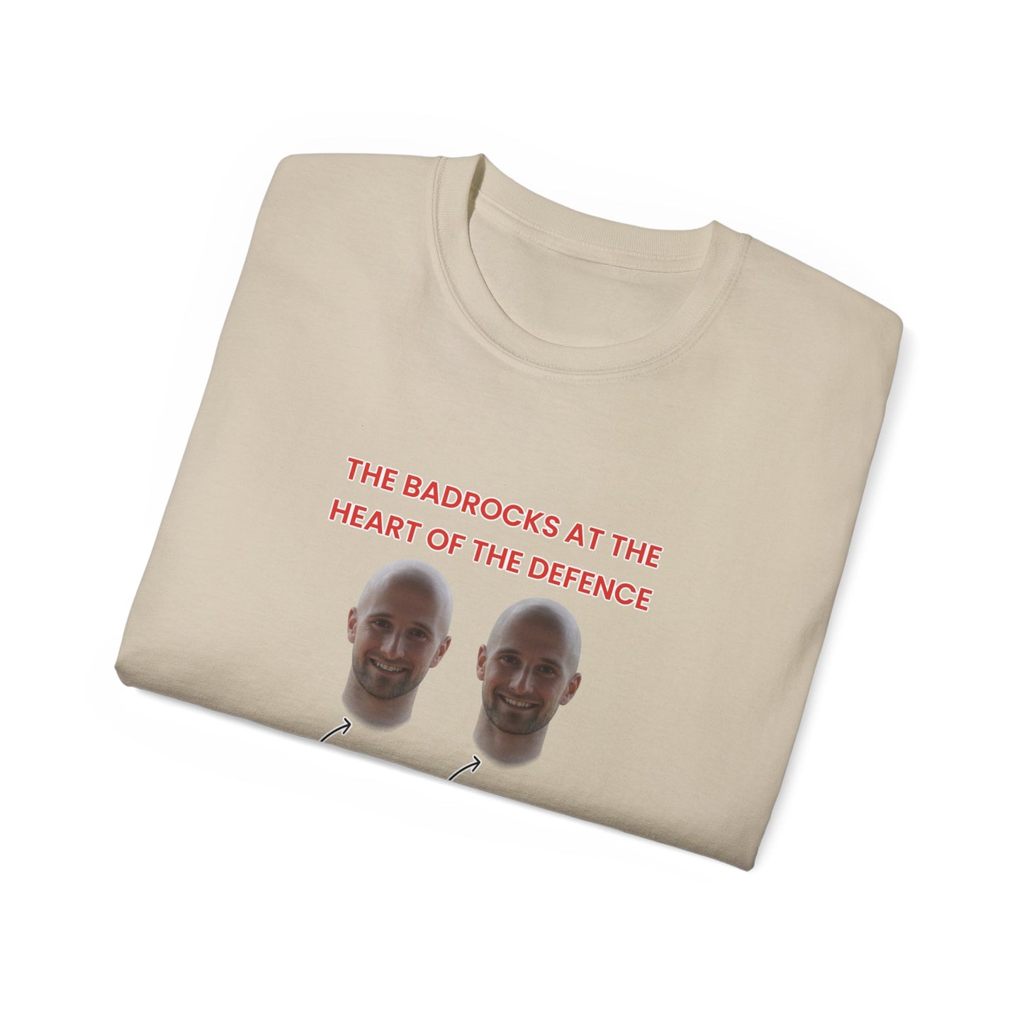 The Badrocks at the heart of the defence - James and David Badrock Prestwich Heys Unisex Ultra Cotton Tee