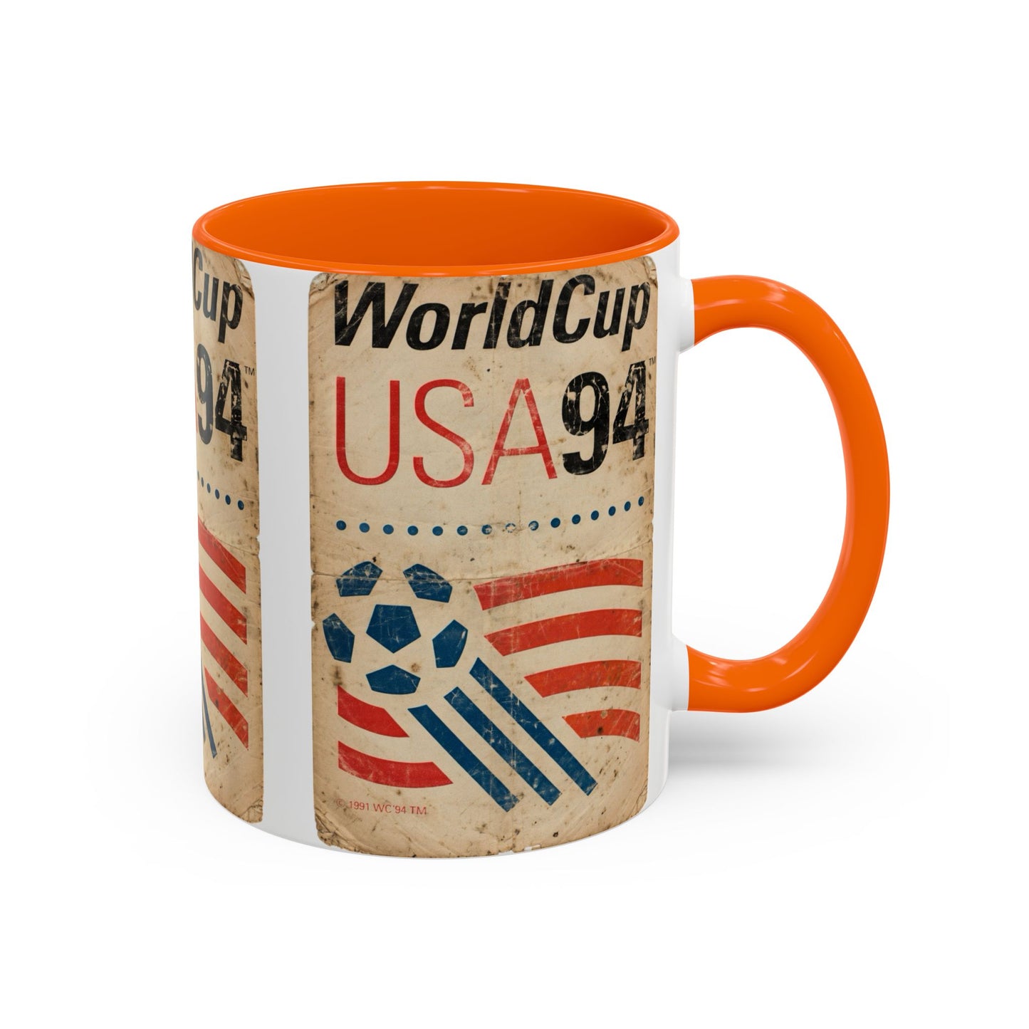 USA 94 World Cup Ball and Stripes Coffee Mug (11, 15oz)