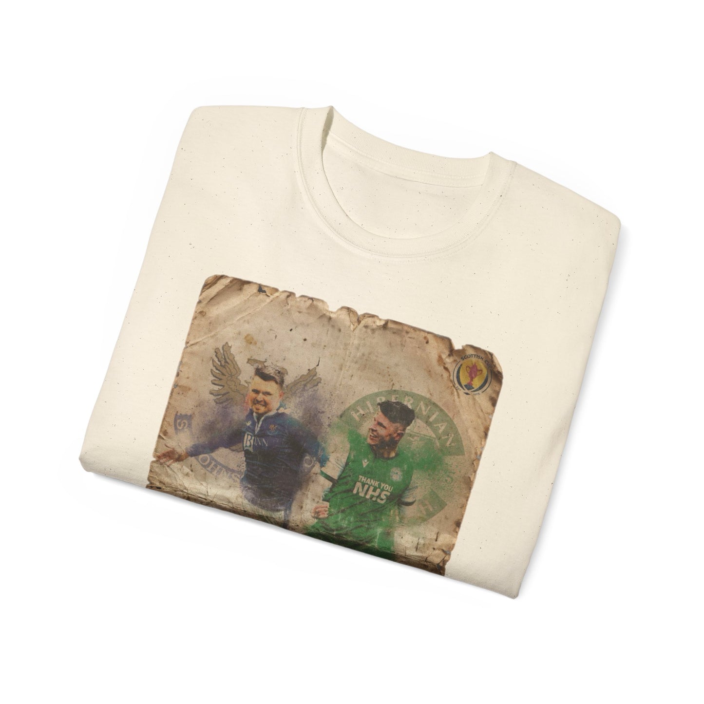 2021 Scottish challenge cup final St Johnstone Hibernian Programme Poster Unisex Ultra Cotton Tee