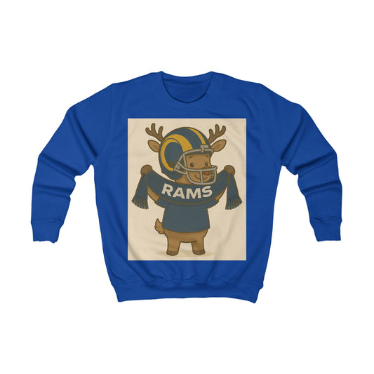 Kids LA Rams Christmas Sweatshirt