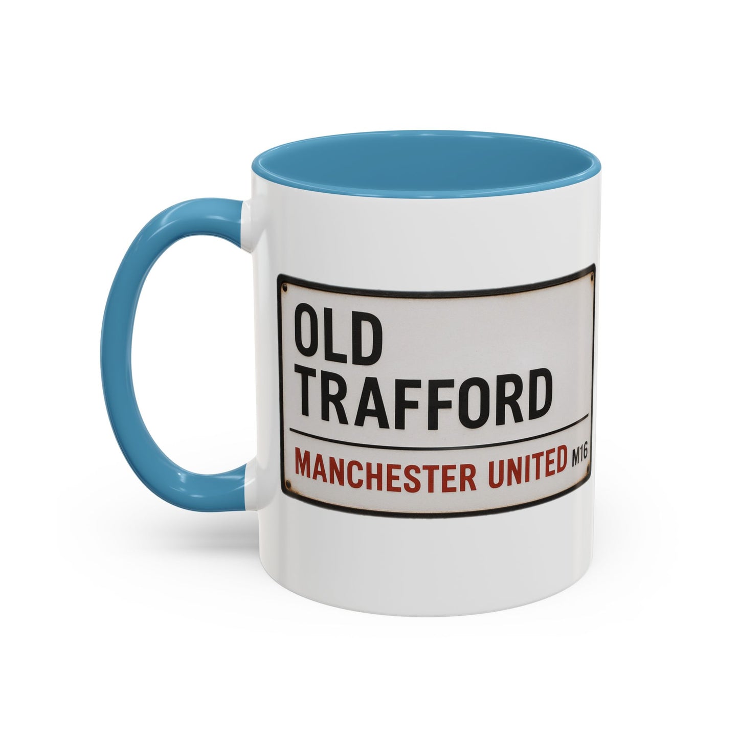 Manchester United Old Trafford Road Sign Mug