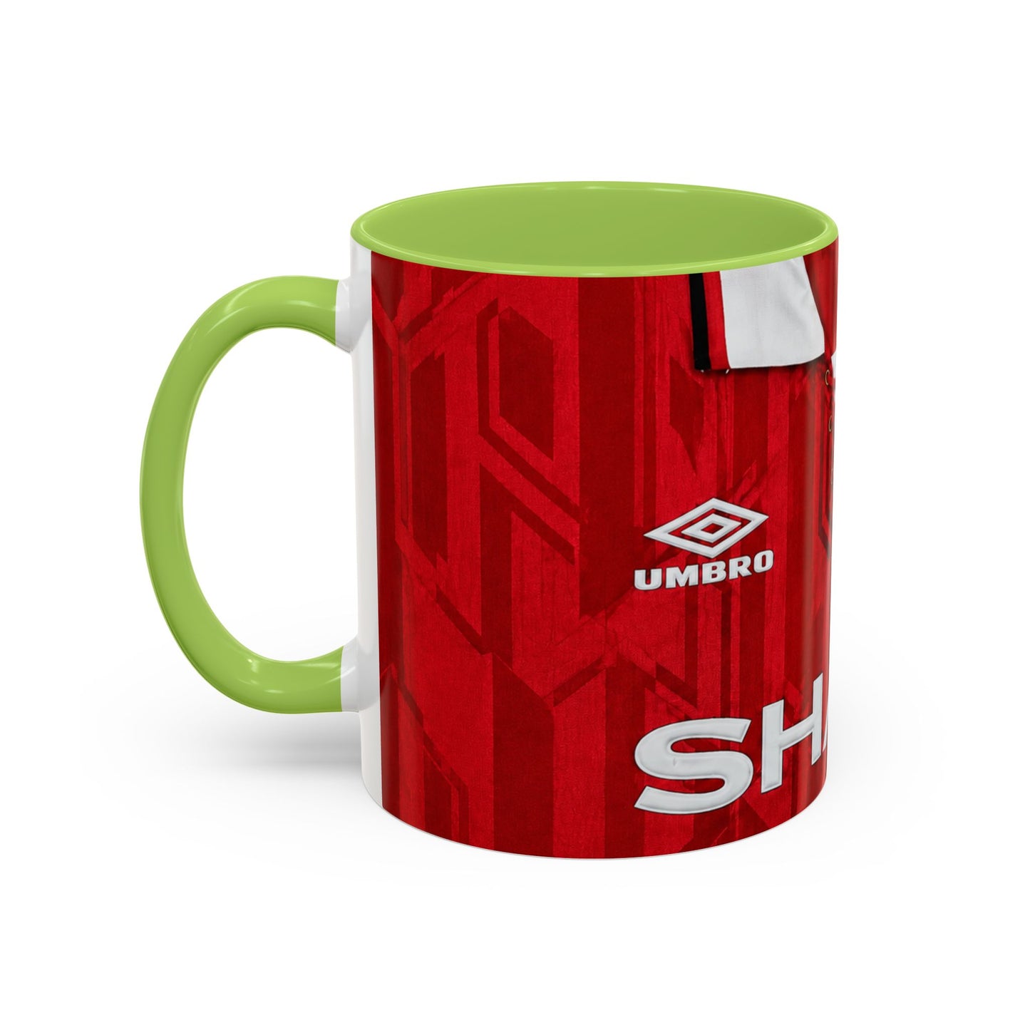 Manchester United 1992 - 94 Shirt Accent Coffee Mug (11, 15oz)