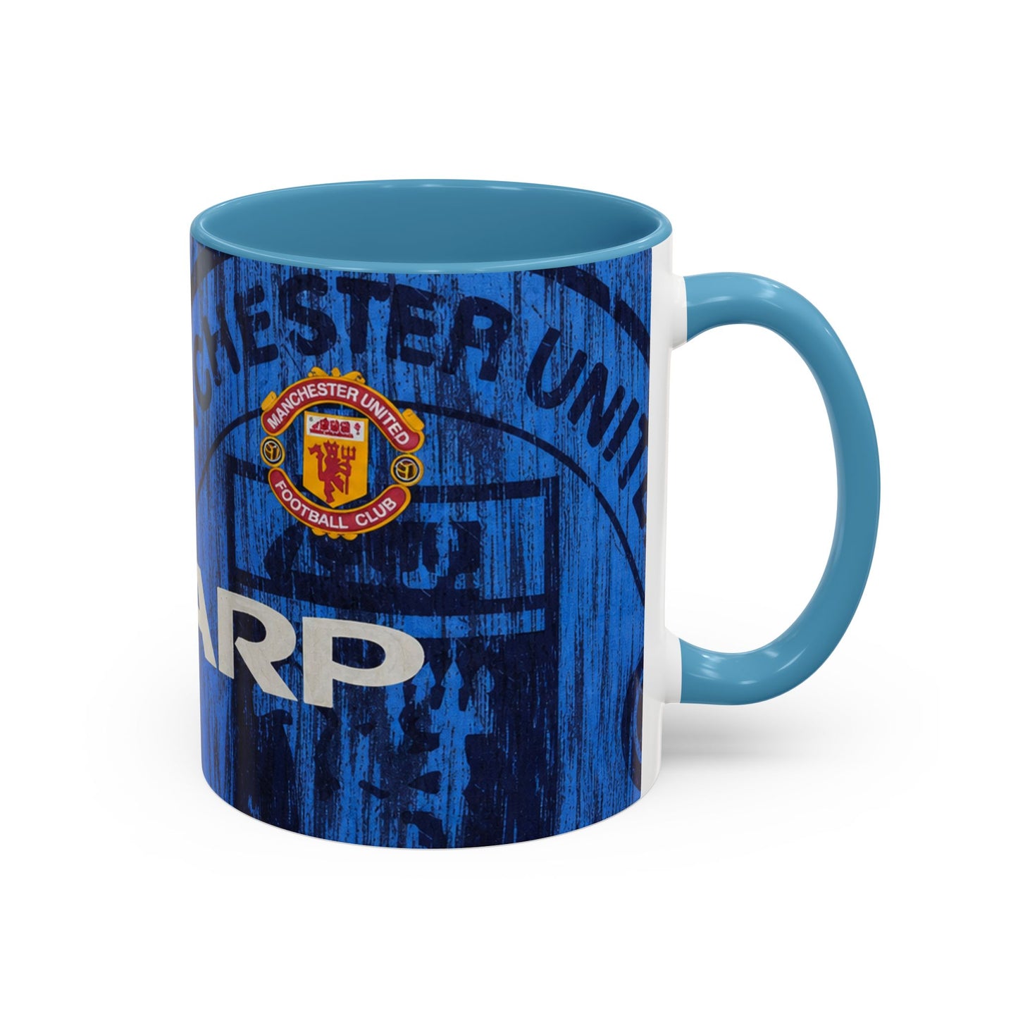 Manchester United 1992-93 Away Shirt Accent Coffee Mug (11, 15oz)