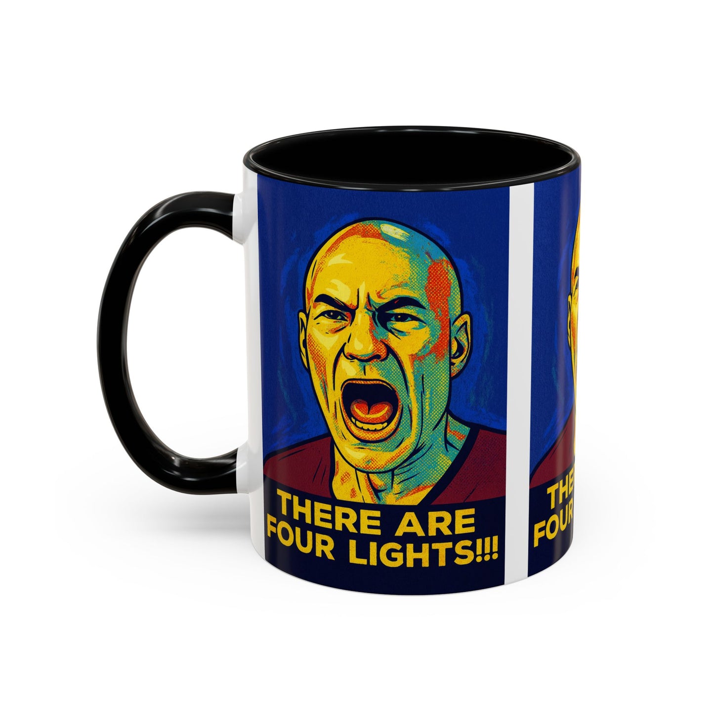 Star Trek Captain Picard Four Lights Mug