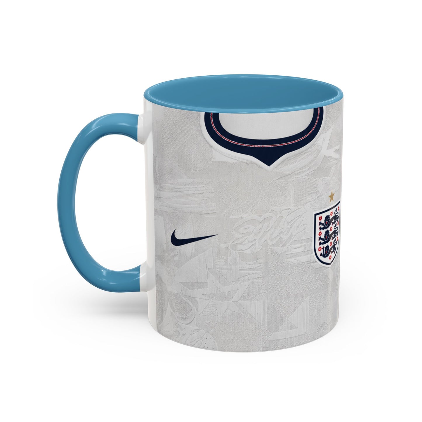 England 2026 World Cup Shirt Accent Coffee Mug (11, 15oz)