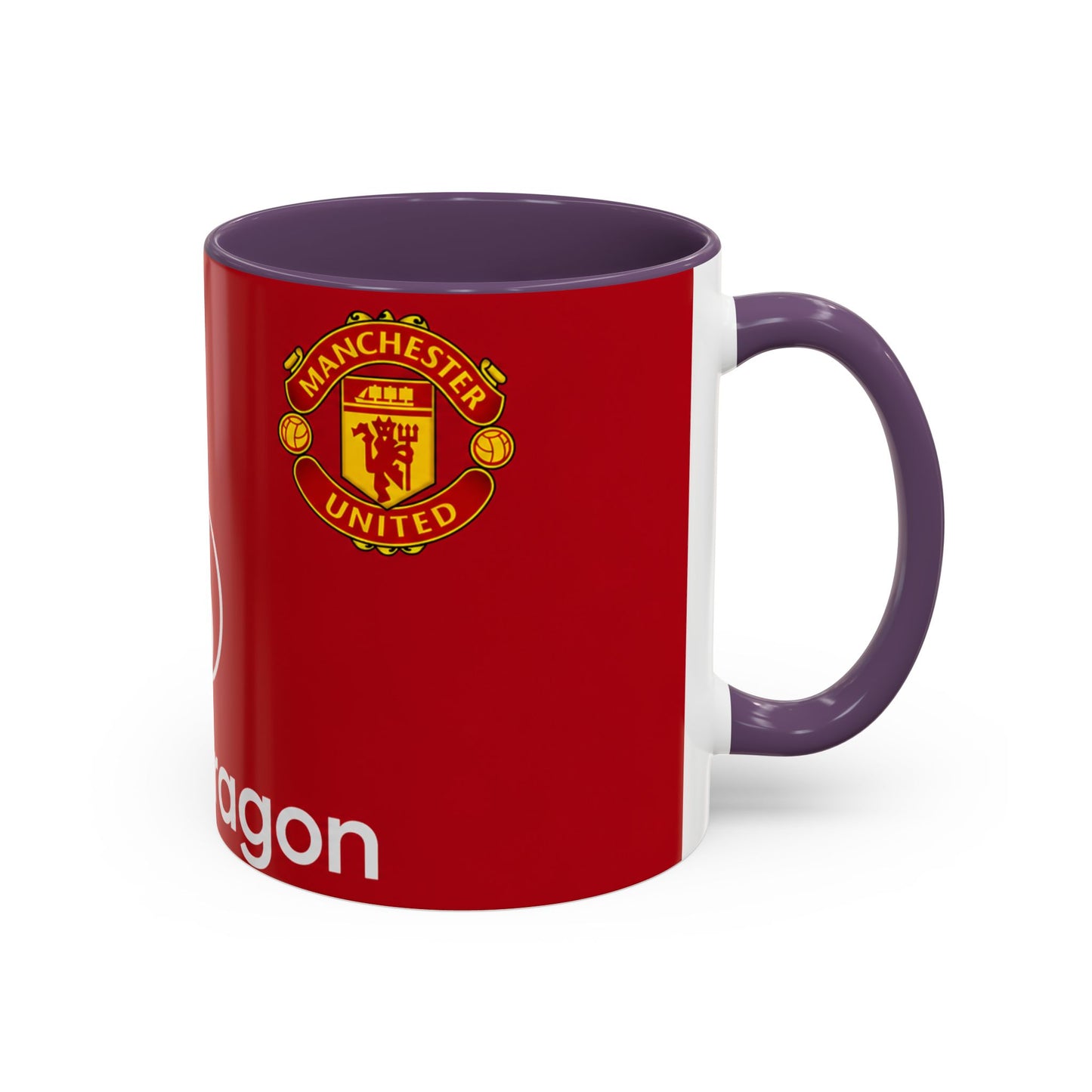 Manchester United Shirt Accent Coffee Mug (11, 15oz)