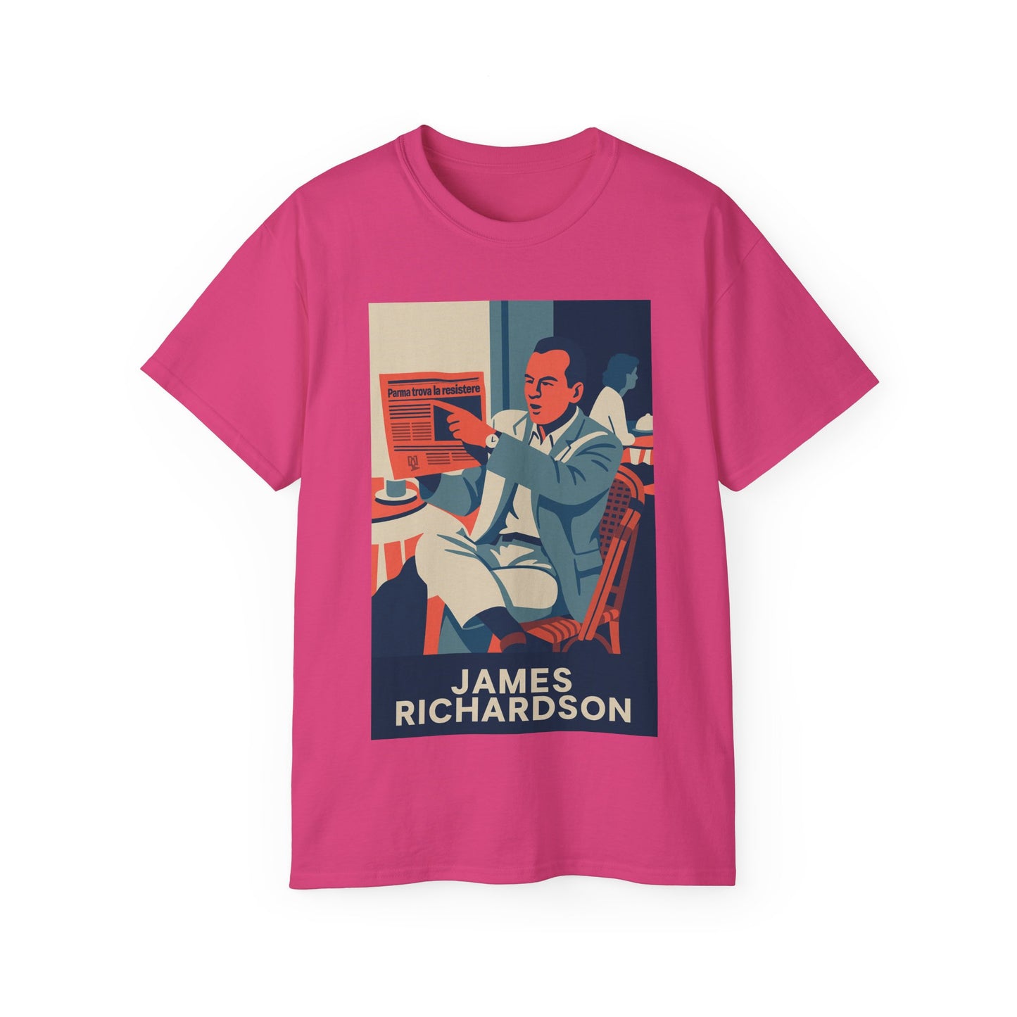 James Richardson Football Italia Channel 4 T-Shirt