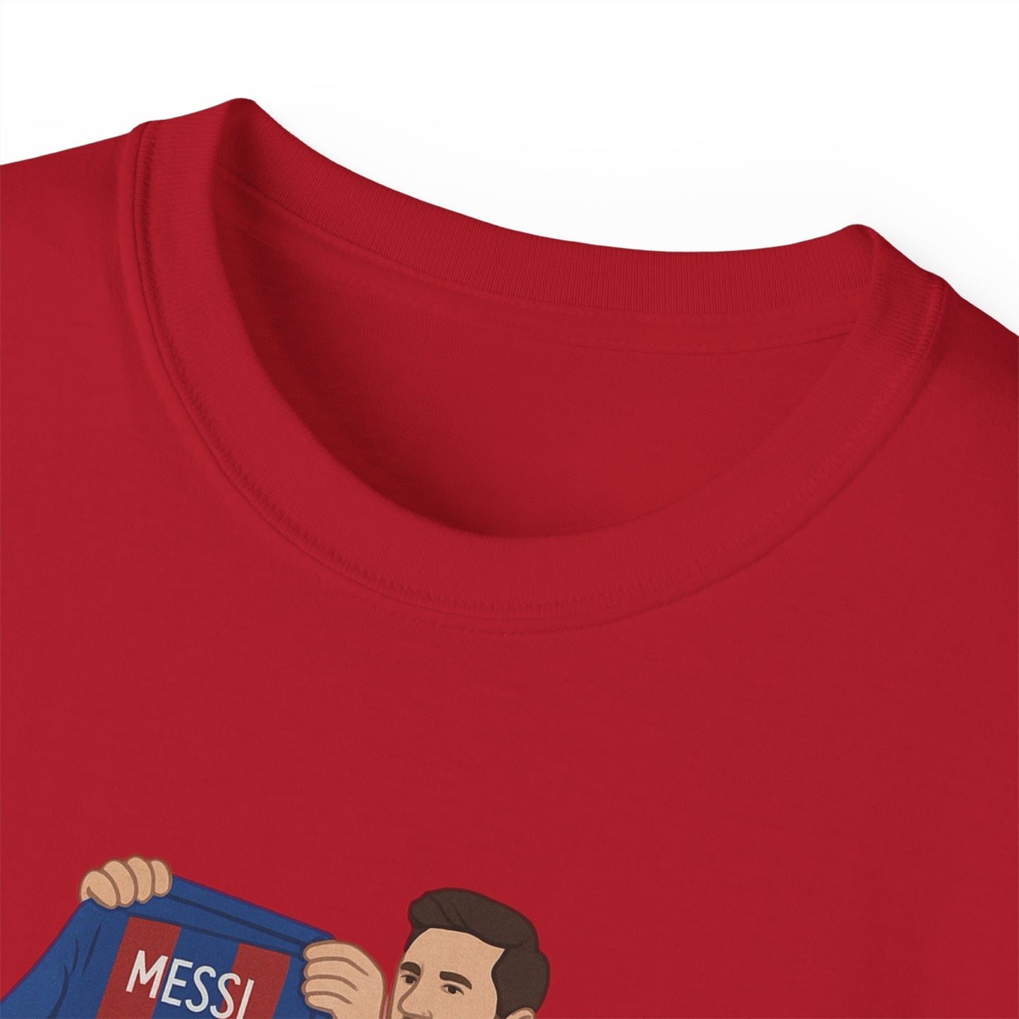 Lionel Messi Cartoon Subbuteo T-Shirt - Barcelona