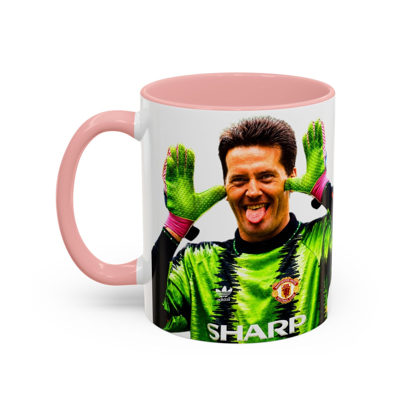 Les Sealey - Manchester United Accent Coffee Mug (11, 15oz)