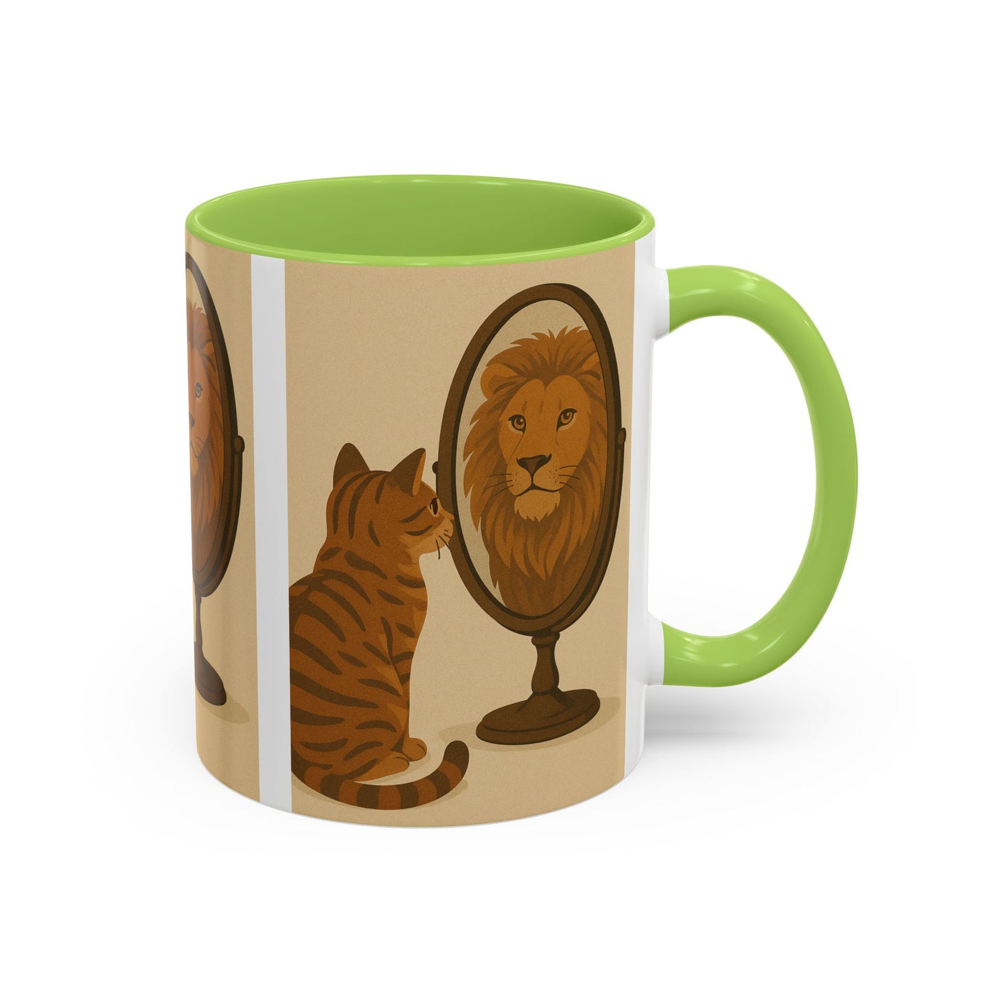 Cat and Lion Mug