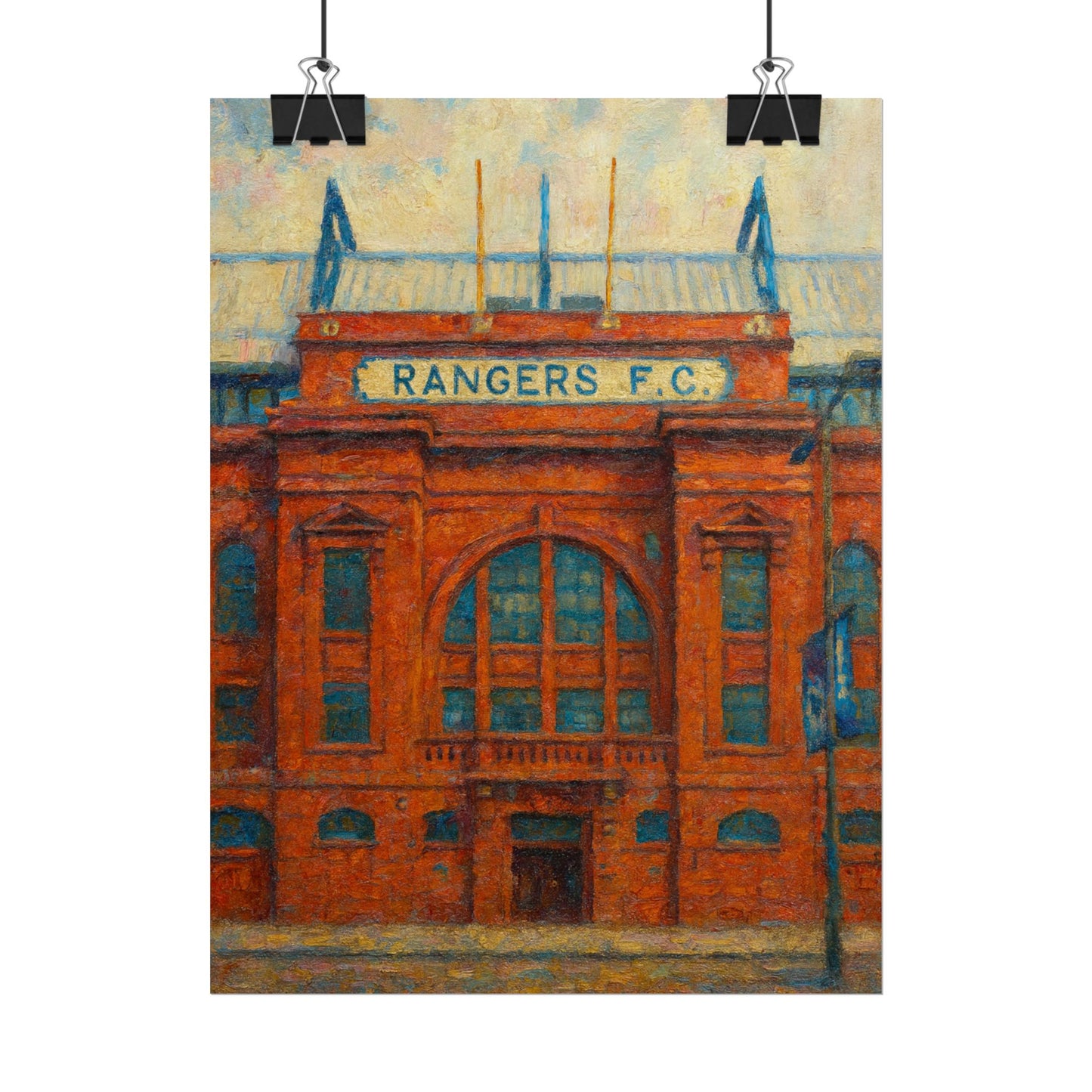Ibrox Stadium Rangers FC Rolled Posters