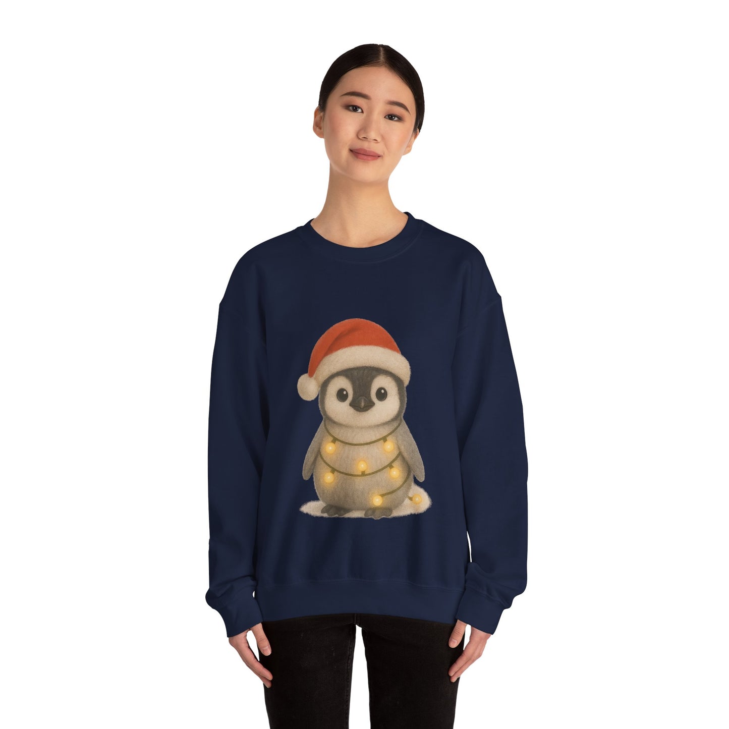 Cozy Penguin Chick Christmas Jumper