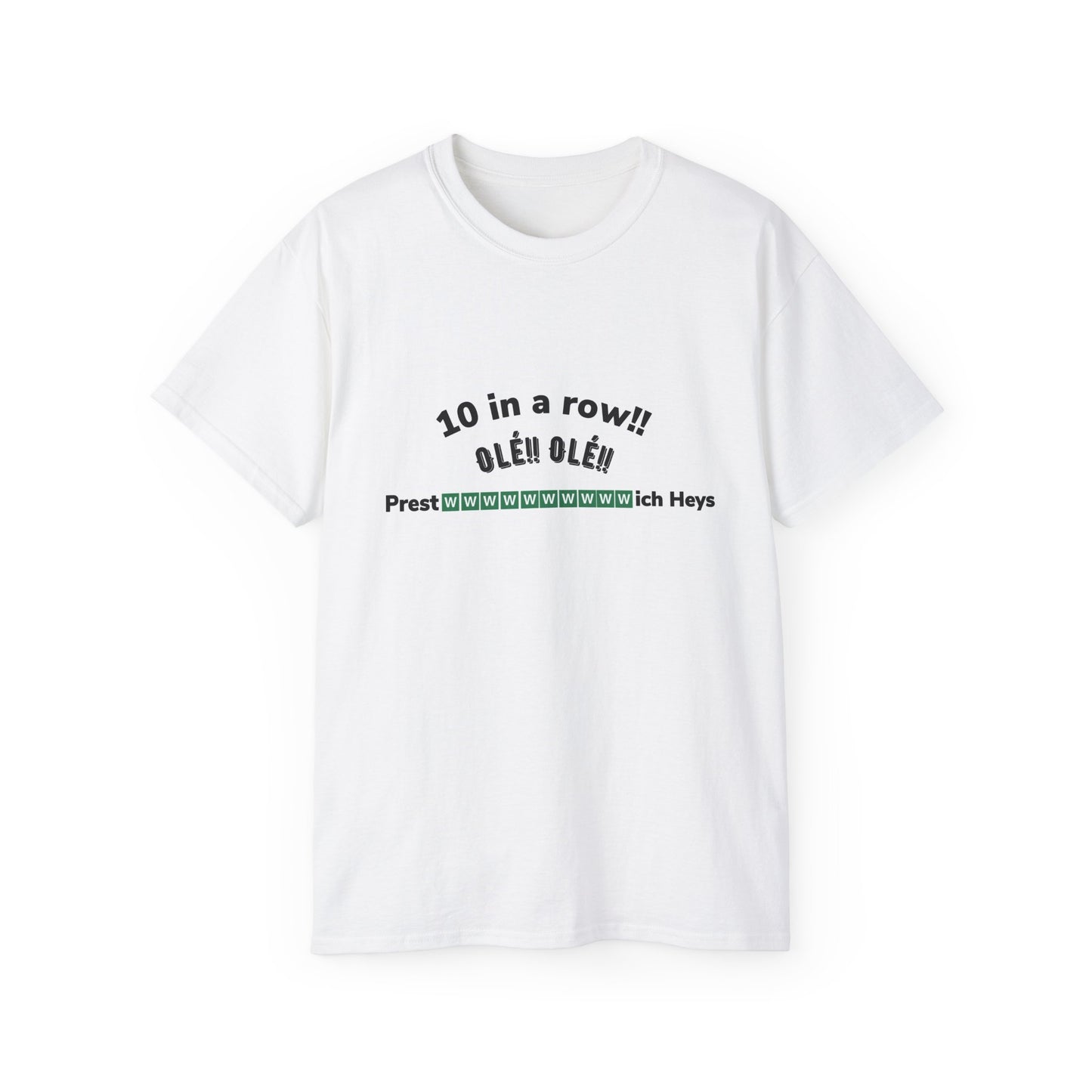Prestwwwwwwwwwwich Heys Unisex Ultra Cotton Tee