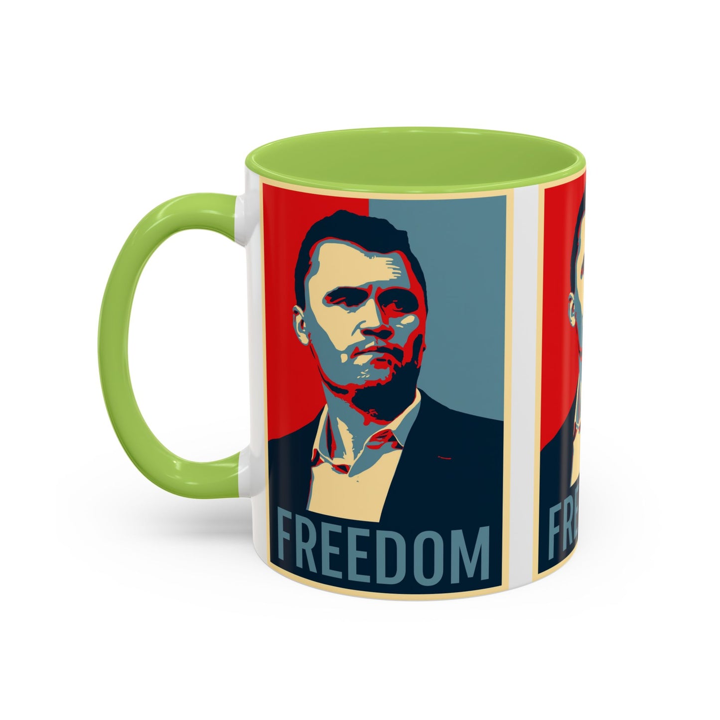 Charlie Kirk Hope Freedom Mug