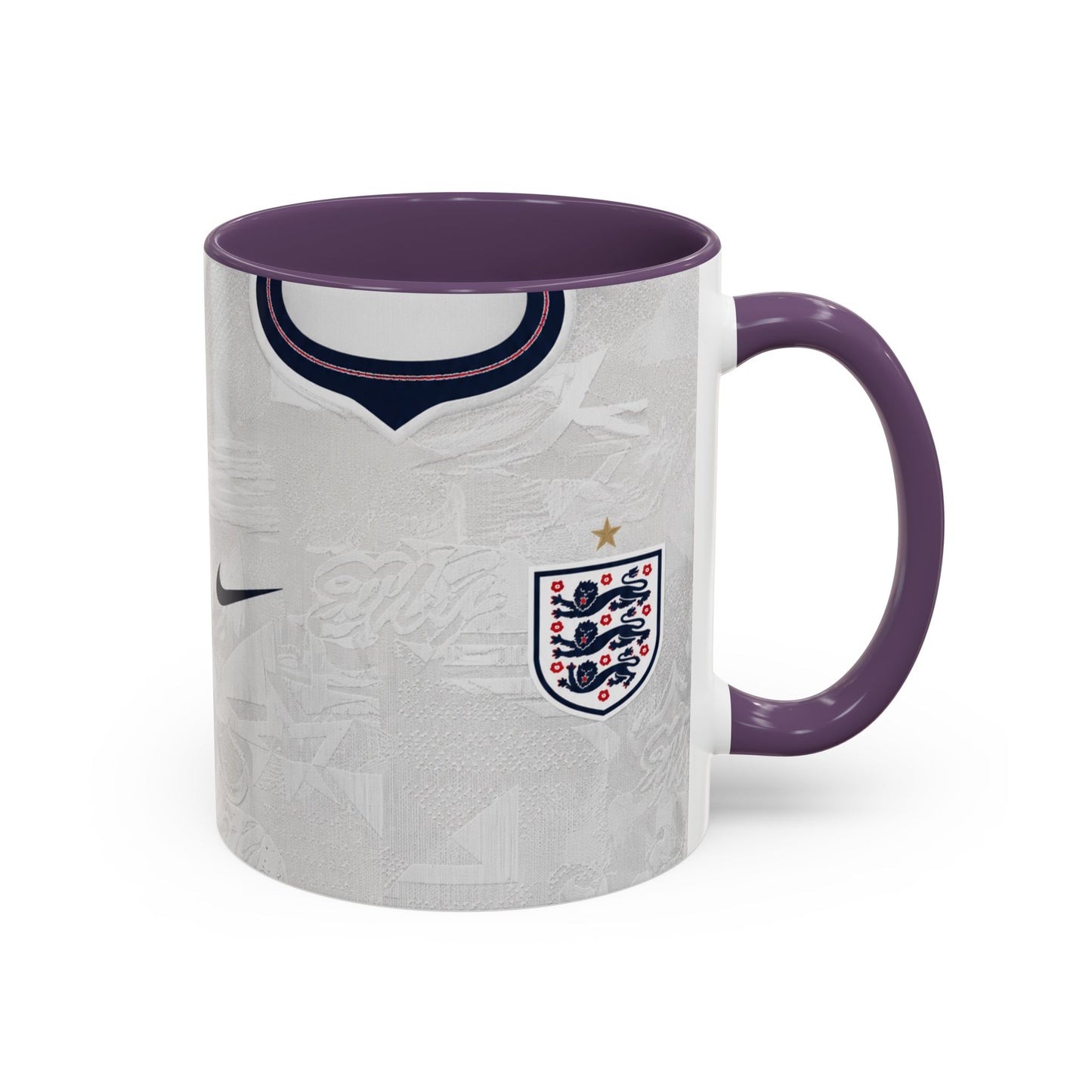 England 2026 World Cup Shirt Accent Coffee Mug (11, 15oz)