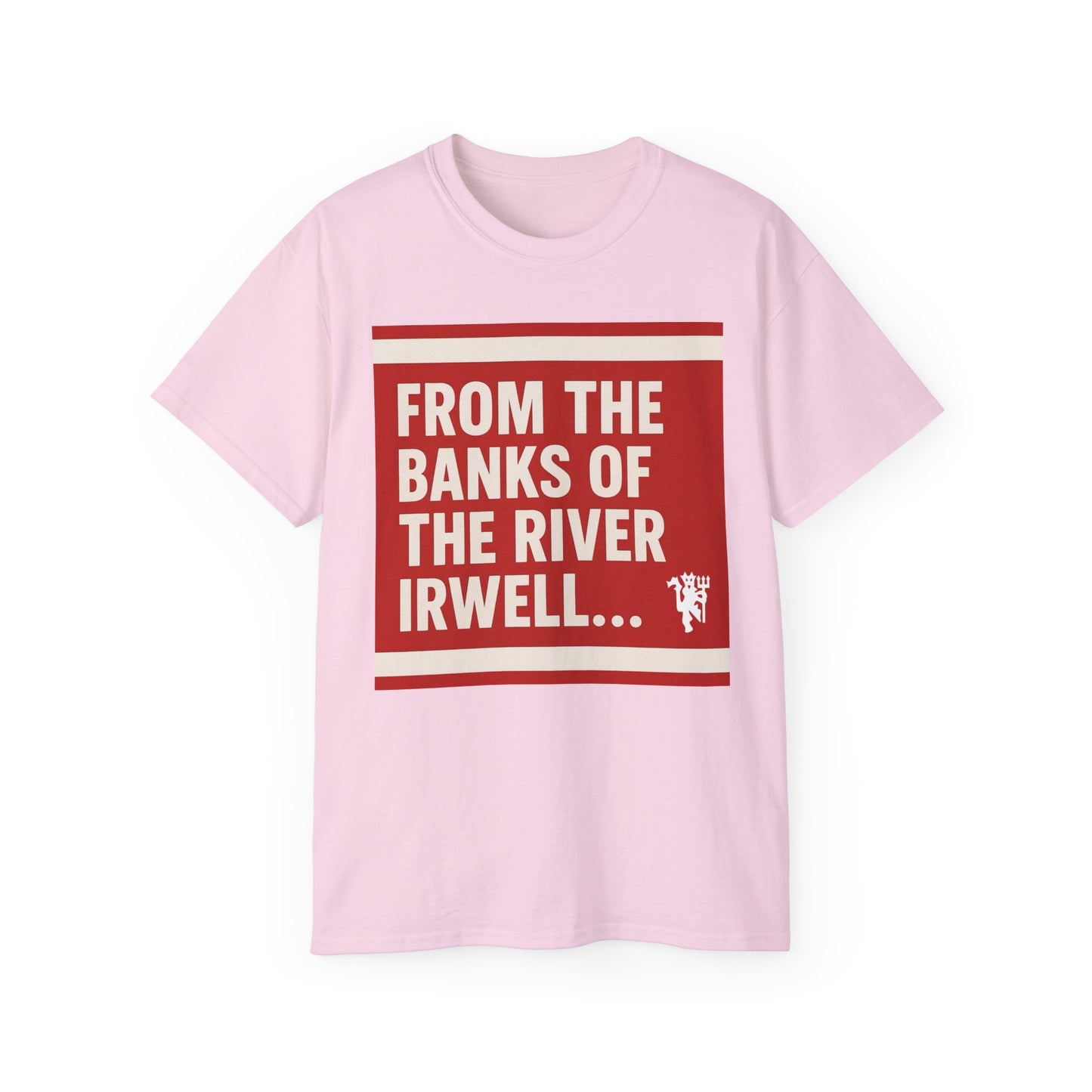 Manchester United From The Banks Of The River Irwell T-Shirt