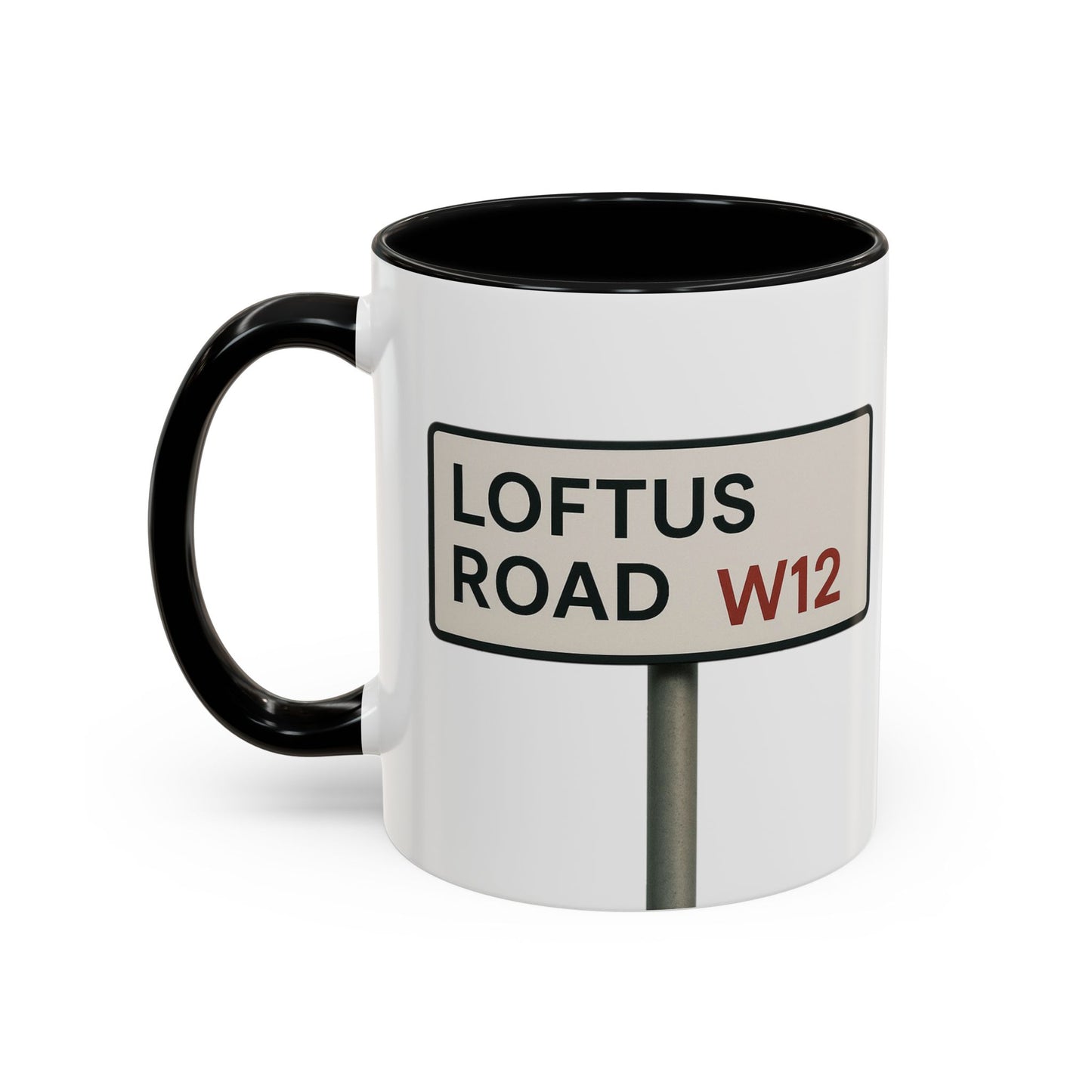 Loftus Road QPR Road Sign Mug