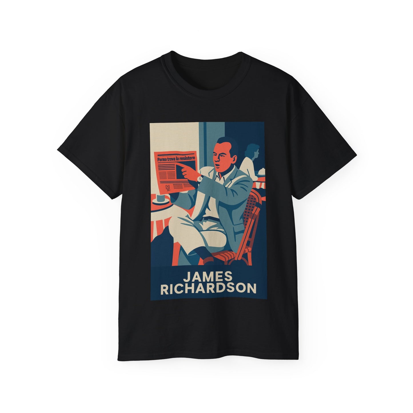 James Richardson Football Italia Channel 4 T-Shirt
