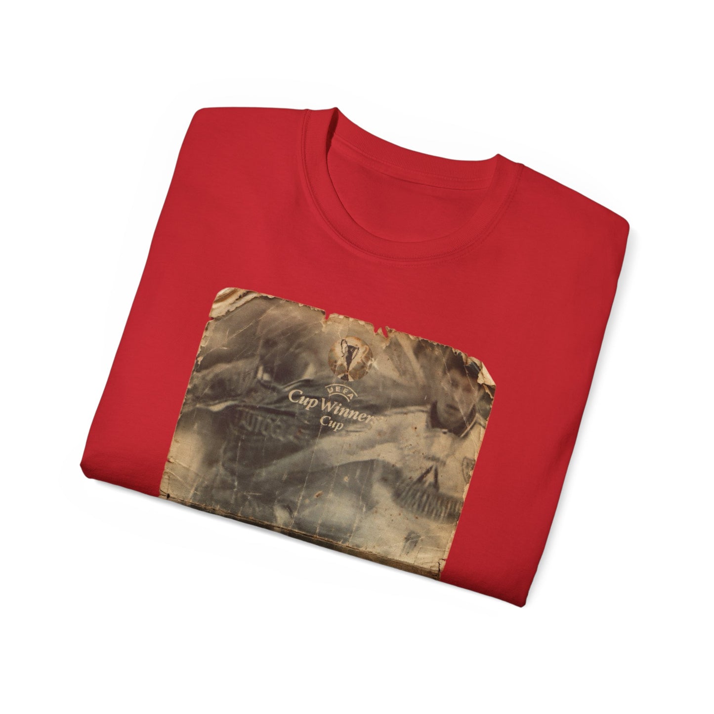 1998 European Cup Winners Cup Final Chelsea Stuttgart Poster Unisex Ultra Cotton Tee