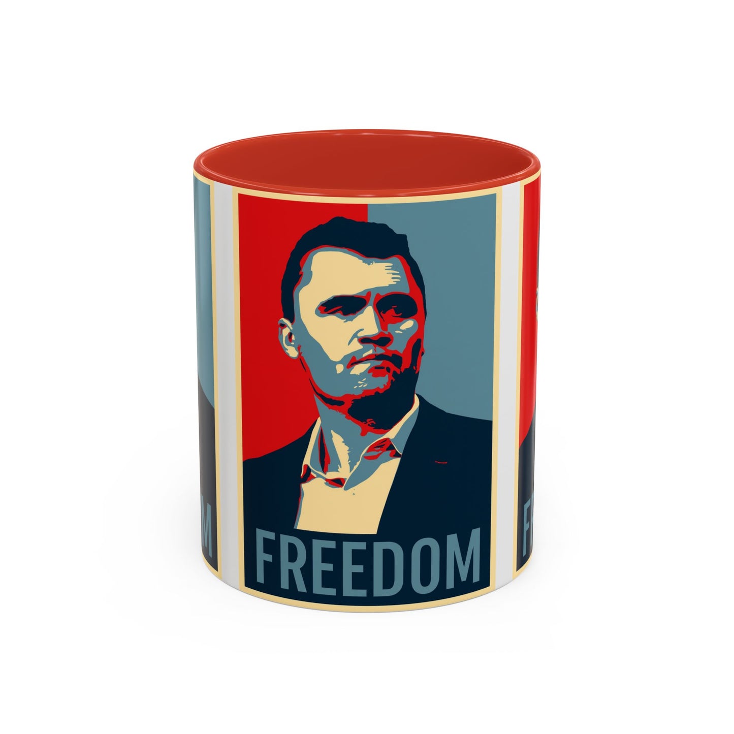 Charlie Kirk Hope Freedom Mug