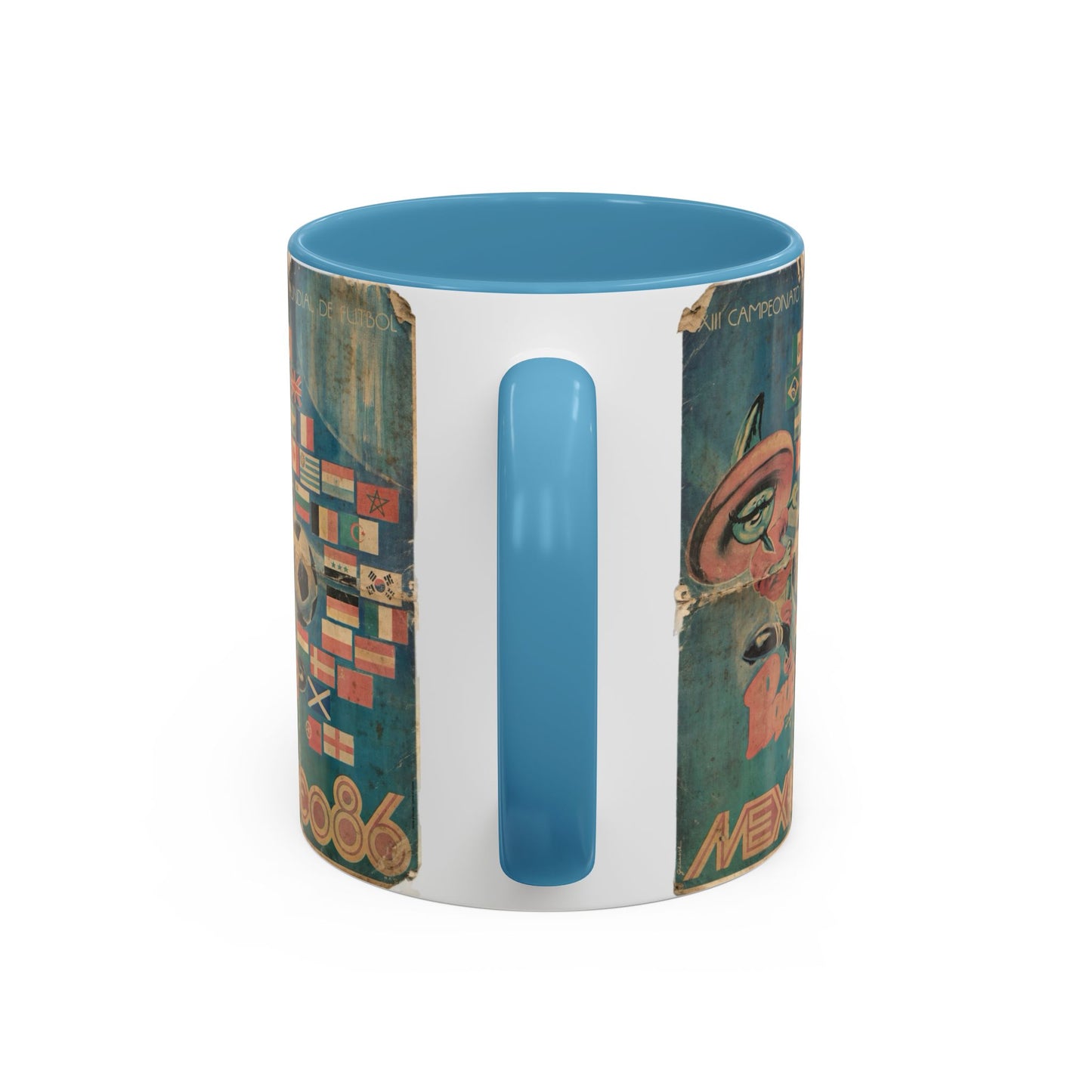Mexico 86 Poster Pique Kick Coffee Mug (11, 15oz)