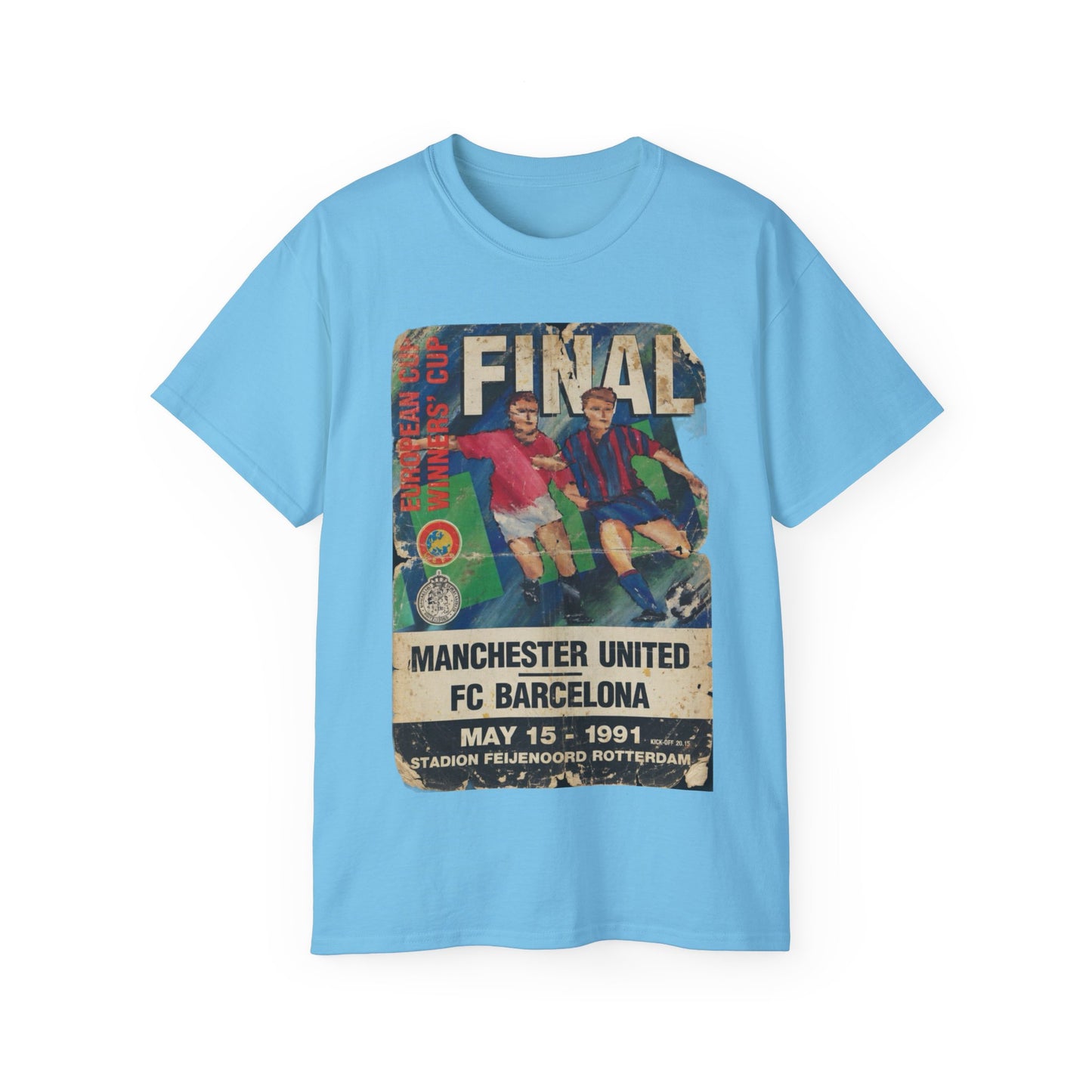 1991 Cup Winners Cup Final Poster Manchester United