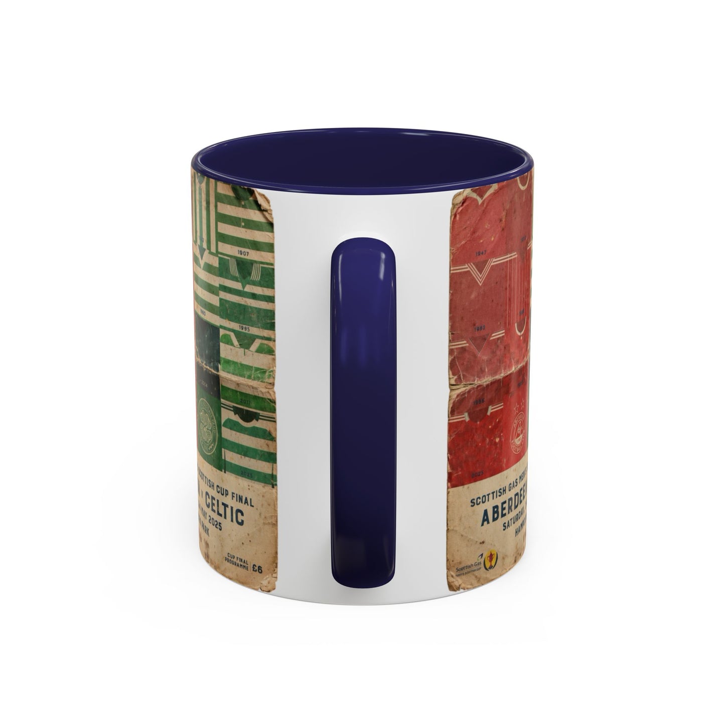 2025 Scottish Challenge Cup Aberdeen Celtic Programme Poster Accent Coffee Mug (11, 15oz)