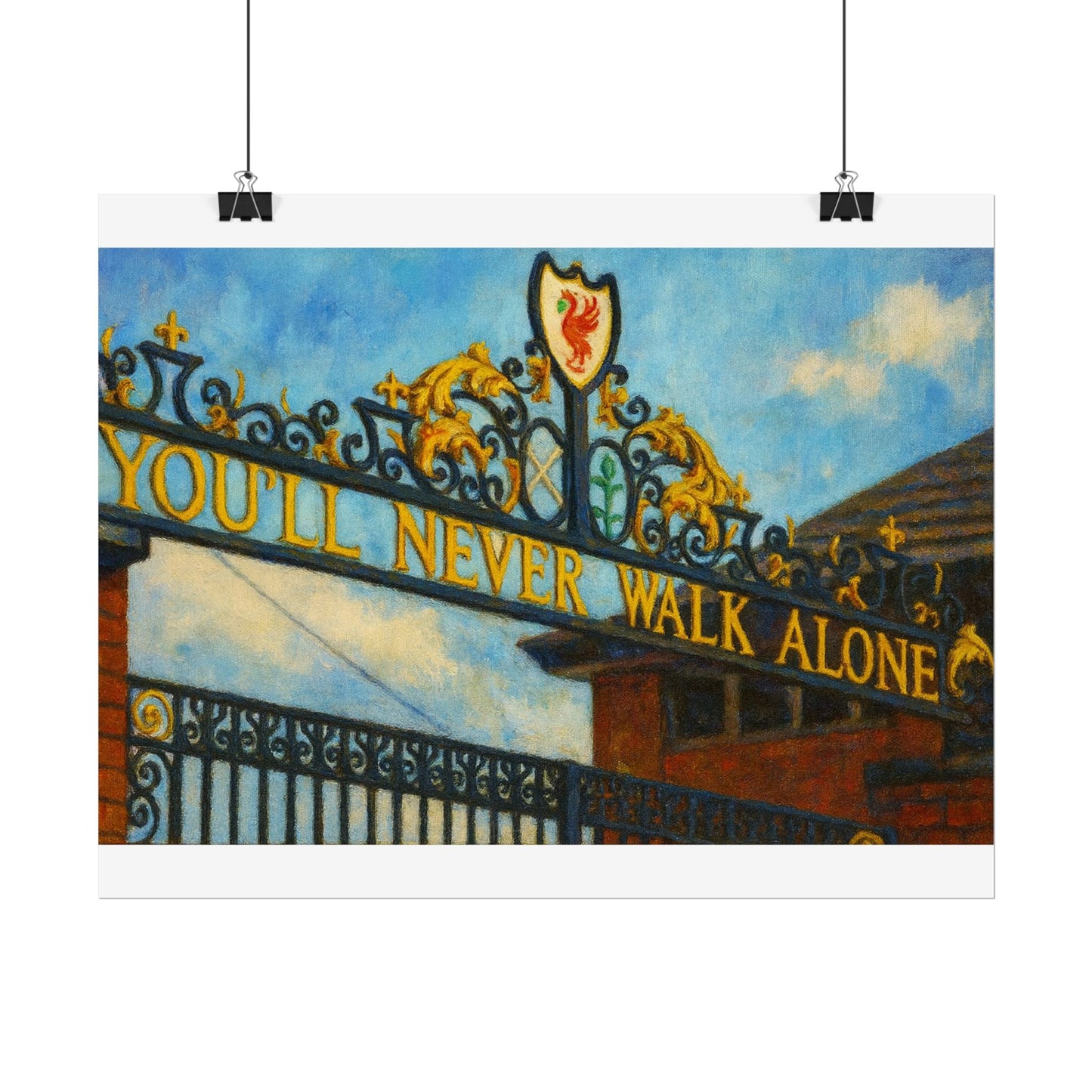 Liverpool FC Shankly Gates Art Poster