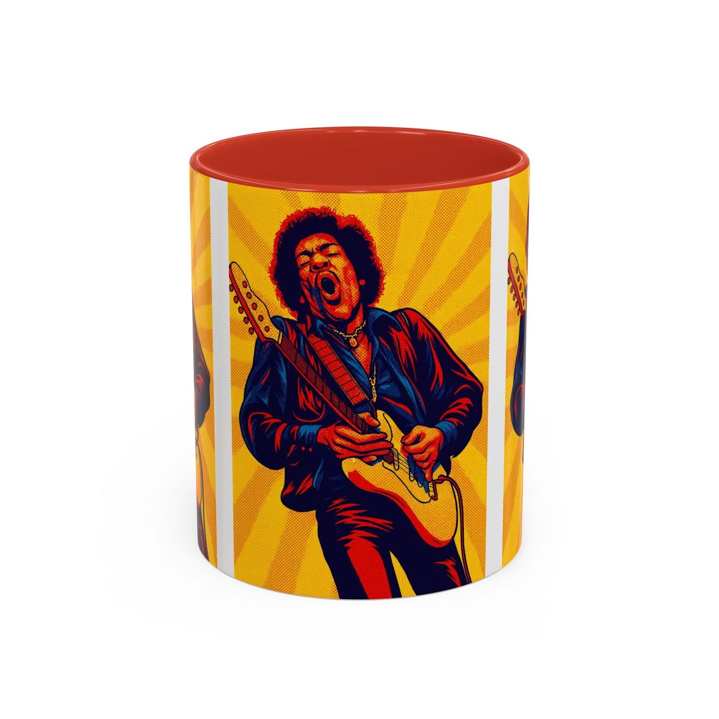 Jimi Hendrix Guitar Pop Art Mug