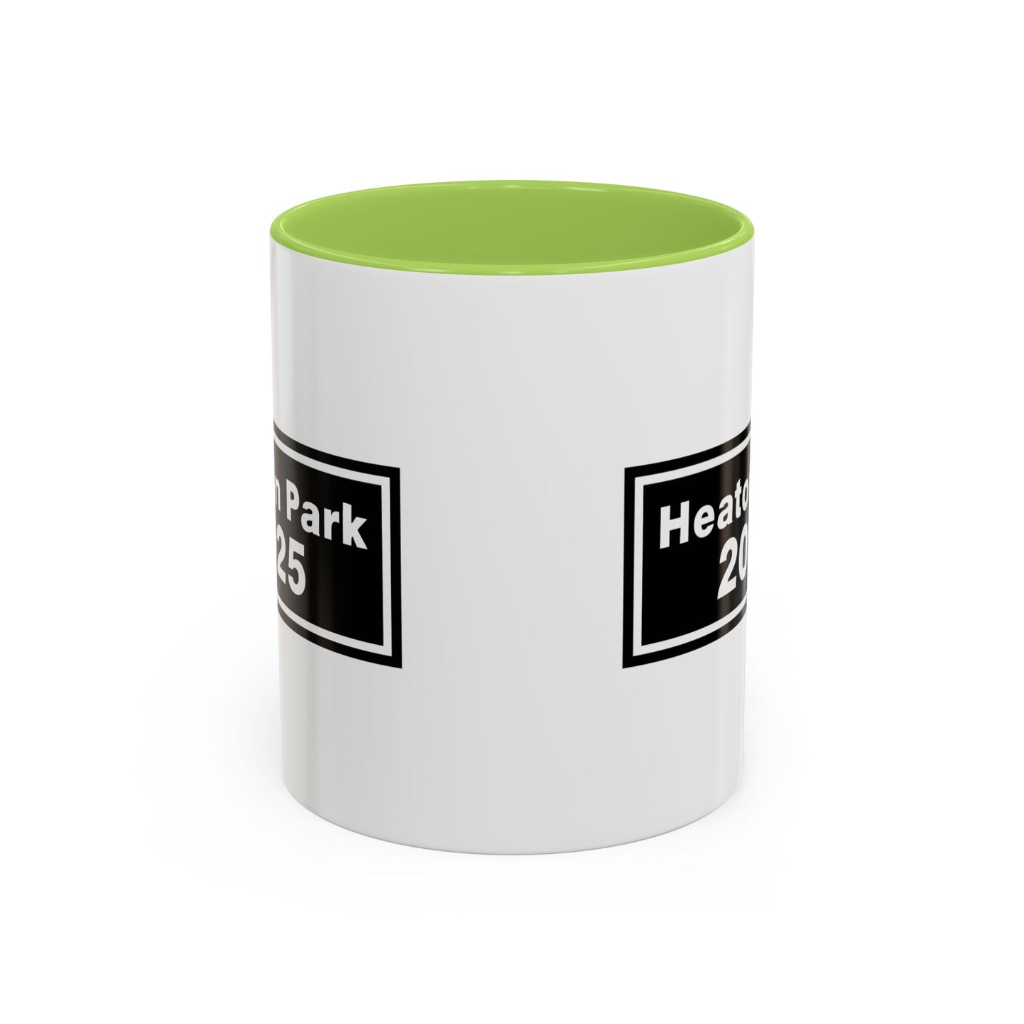 Heaton Park Celebration Mug - Black Accent Coffee Cup, Customizable Gifts, 2025 Graduation, Family Reunion, Unique Collectible
