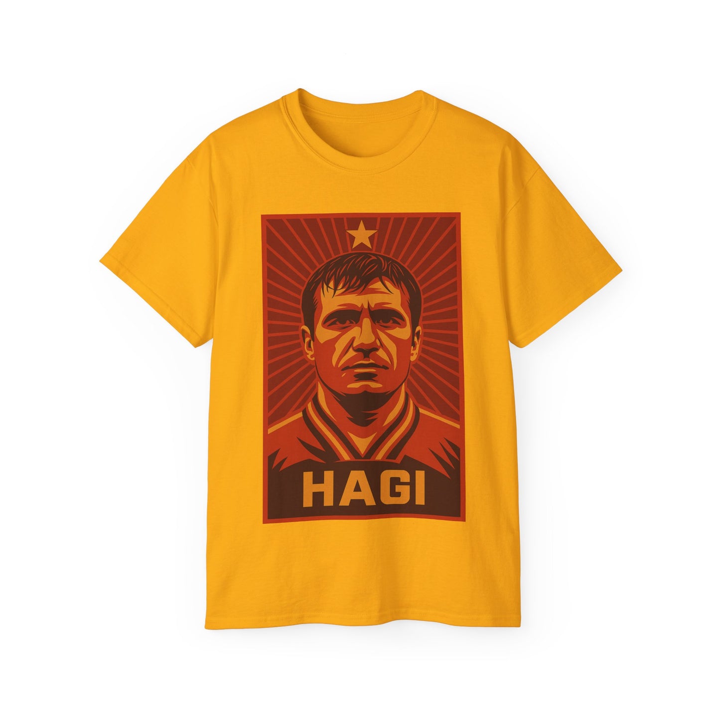 Gheorghe Hagi Propaganda Poster - Romania
