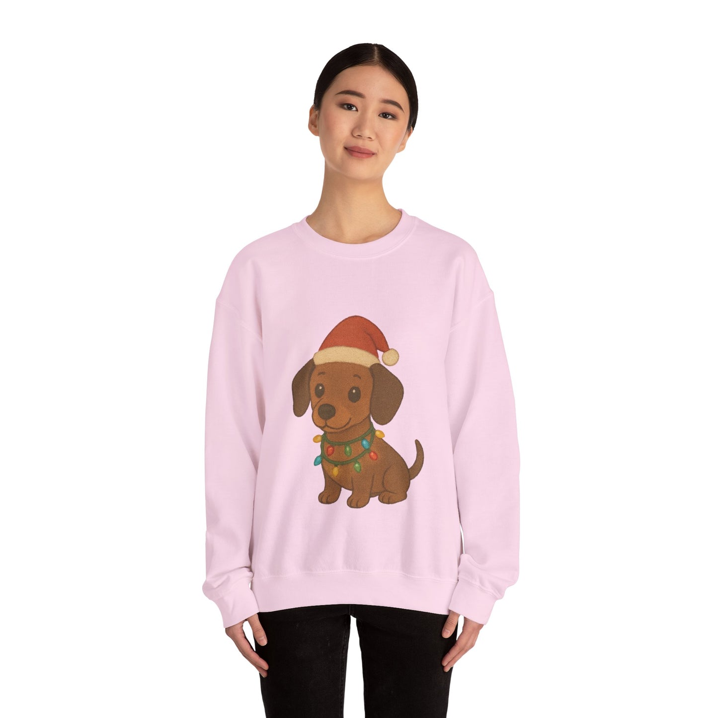 Christmas Dachshund Puppy Christmas Sweatshirt