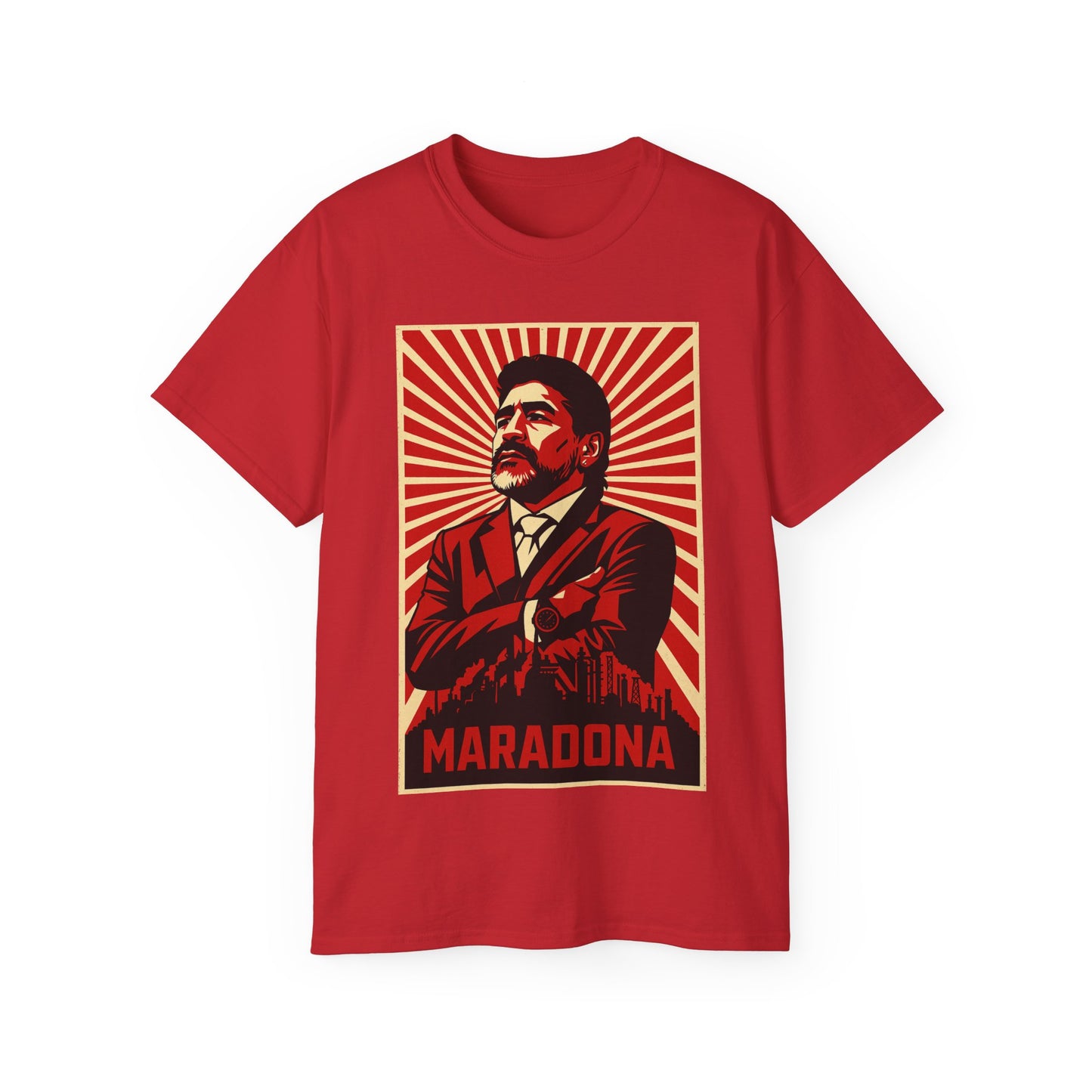 Maradona Propaganda Poster T-Shirt - Argentina
