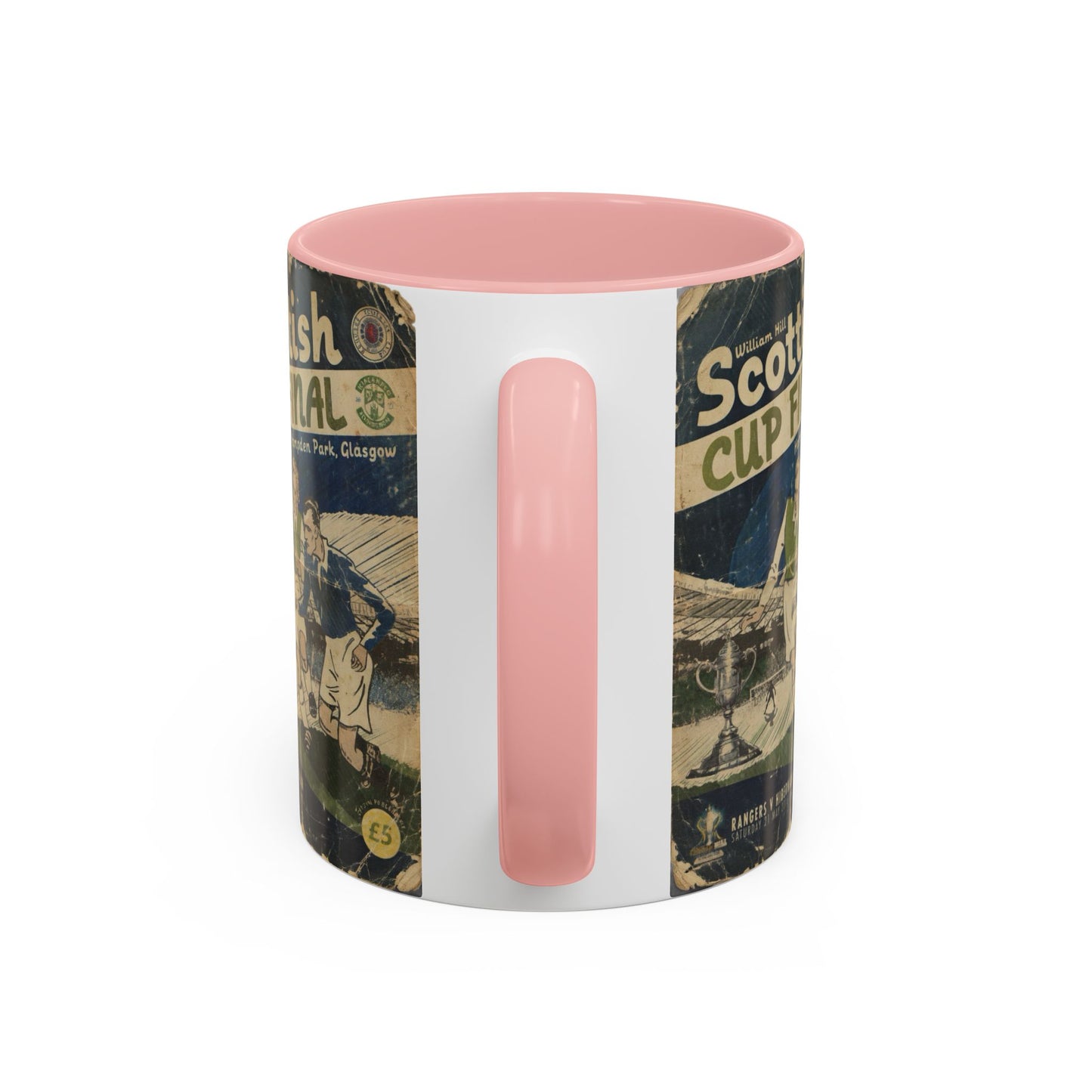 2016 Scottish Challenge Cup Final Hibernian Rangers Programme Poster Accent Coffee Mug (11, 15oz)