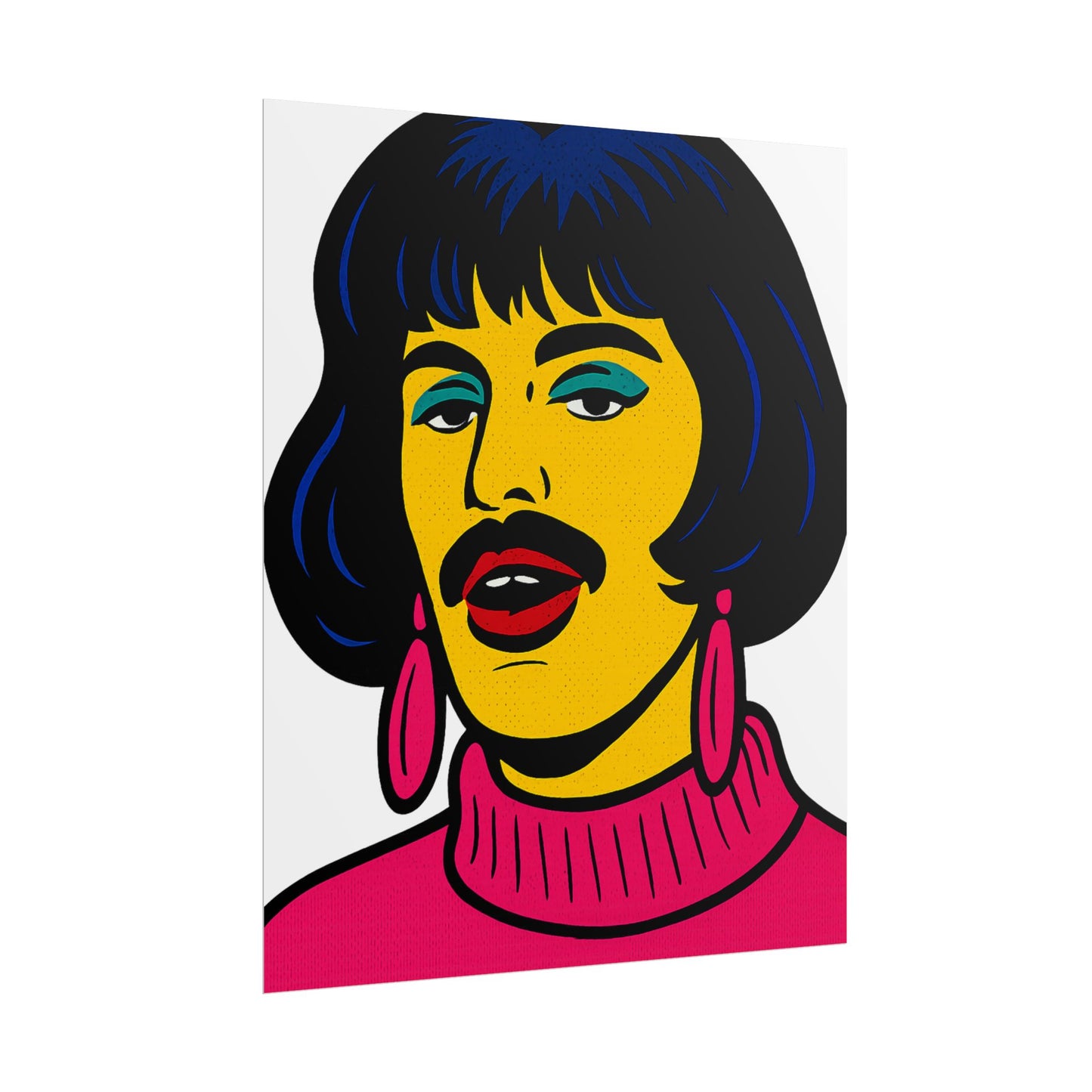 Mercury Pop Art I Want To Break Free Poster