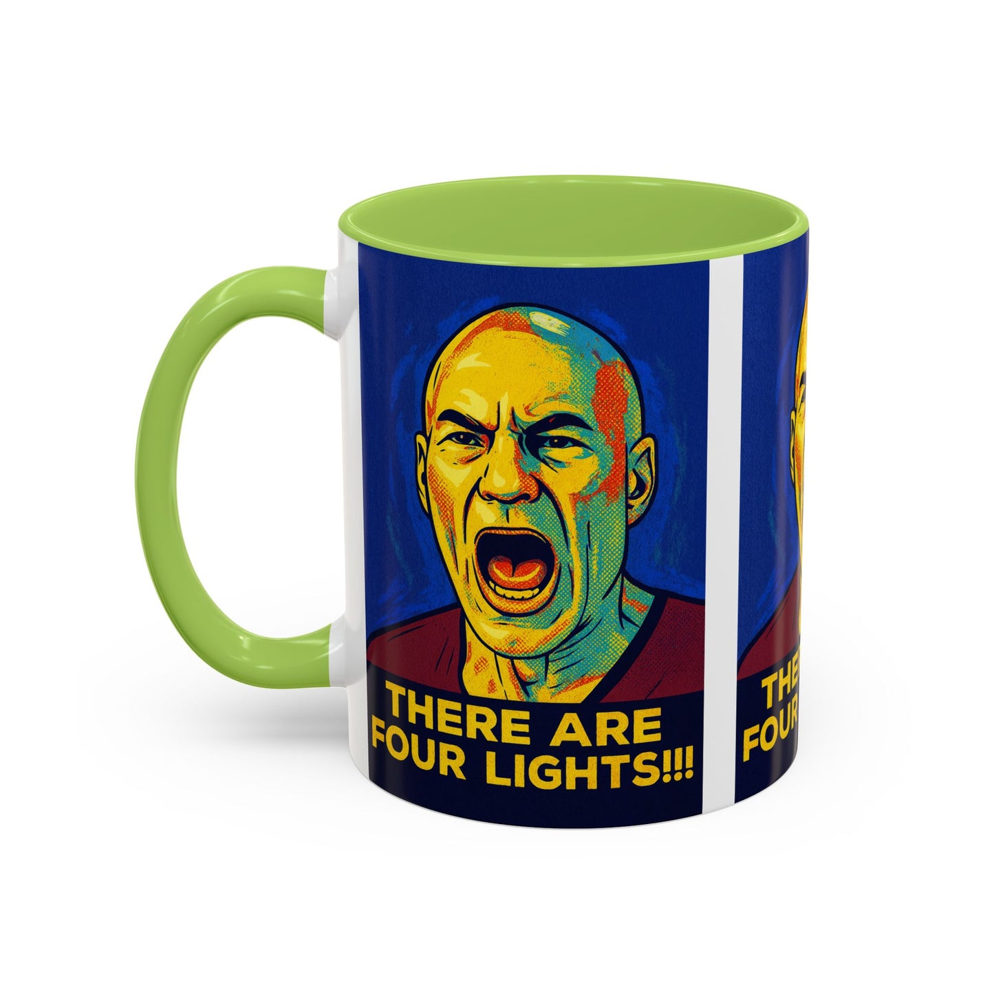Star Trek Captain Picard Four Lights Mug