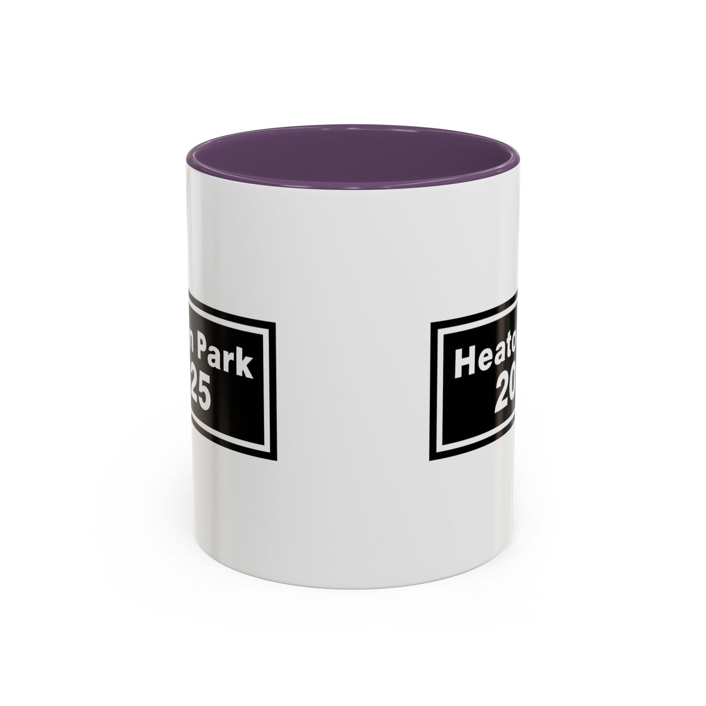 Heaton Park Celebration Mug - Black Accent Coffee Cup, Customizable Gifts, 2025 Graduation, Family Reunion, Unique Collectible