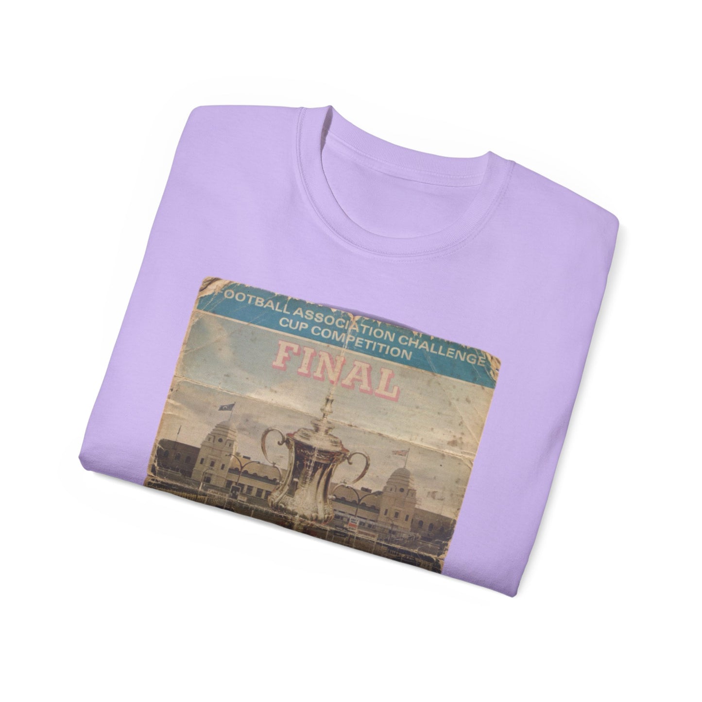 1975 FA Cup Final Programme Poster West Ham Fulham Unisex Ultra Cotton Tee